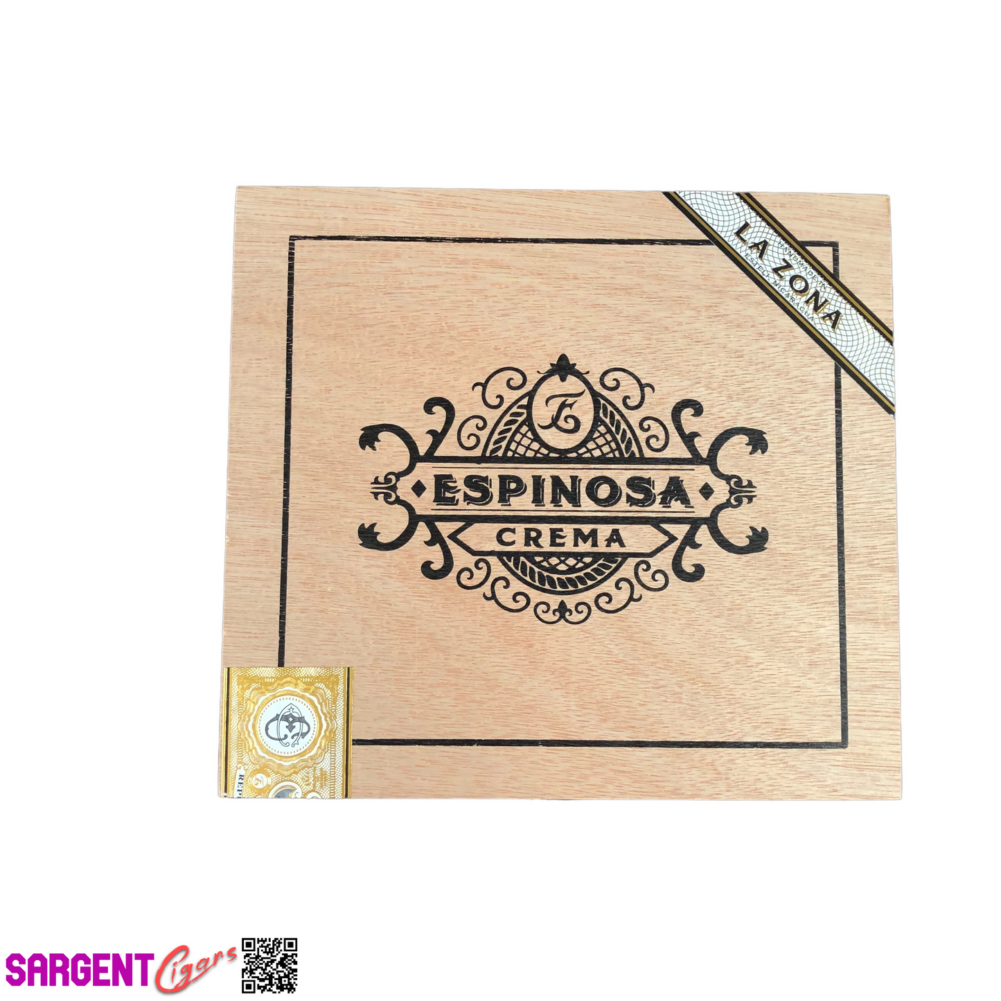 Espinosa Crema Extra Rabito Empty Wooden Cigar Box 8x7.5x1