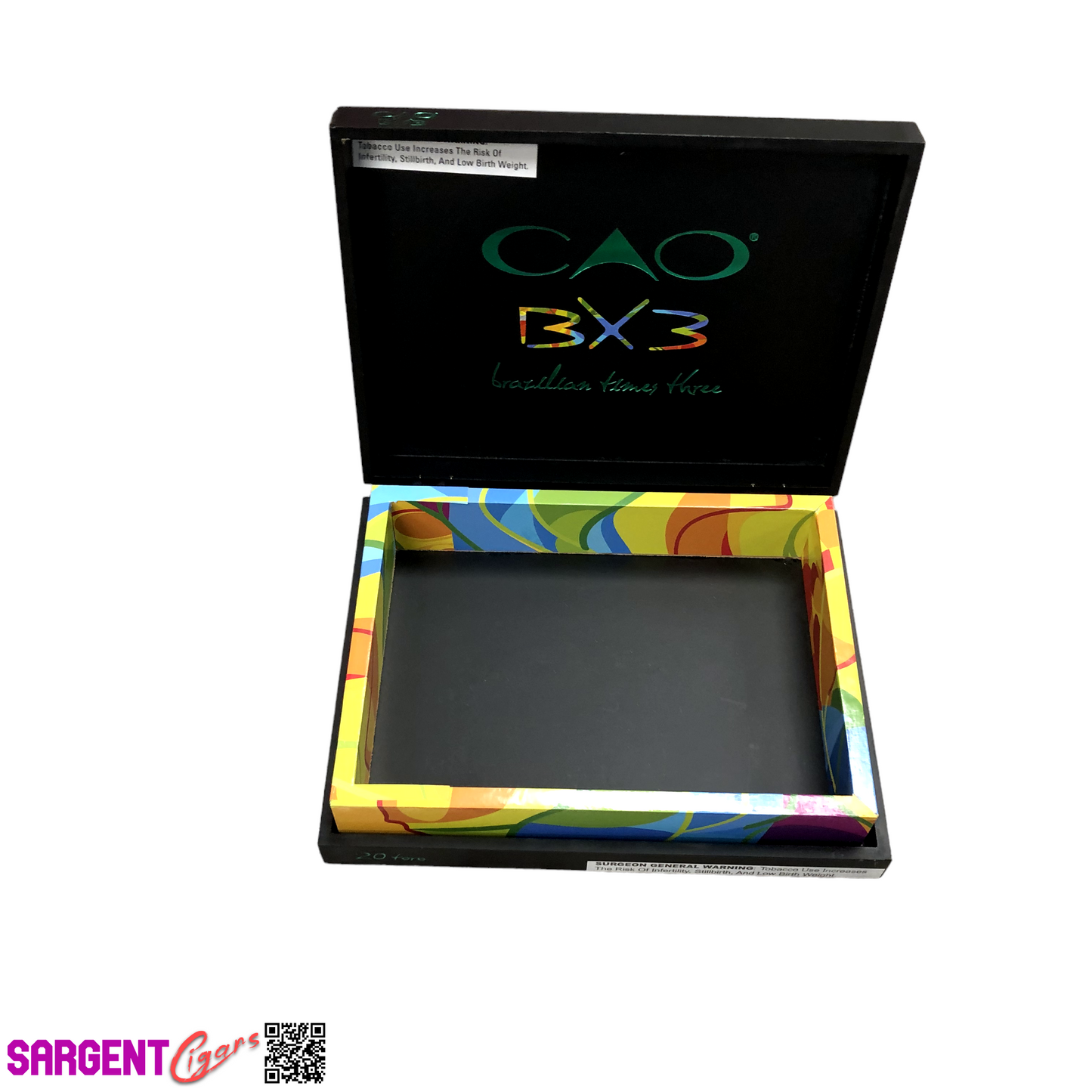 Cao BX3 Toro Empty Wooden Cigar Box 10x7.5x2