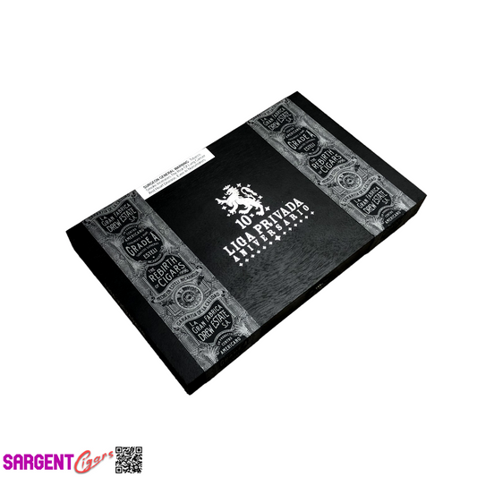 Liga Privada 10th Anniversary Robusto Empty Wooden Cigar Box 11.75x7.5x1.25