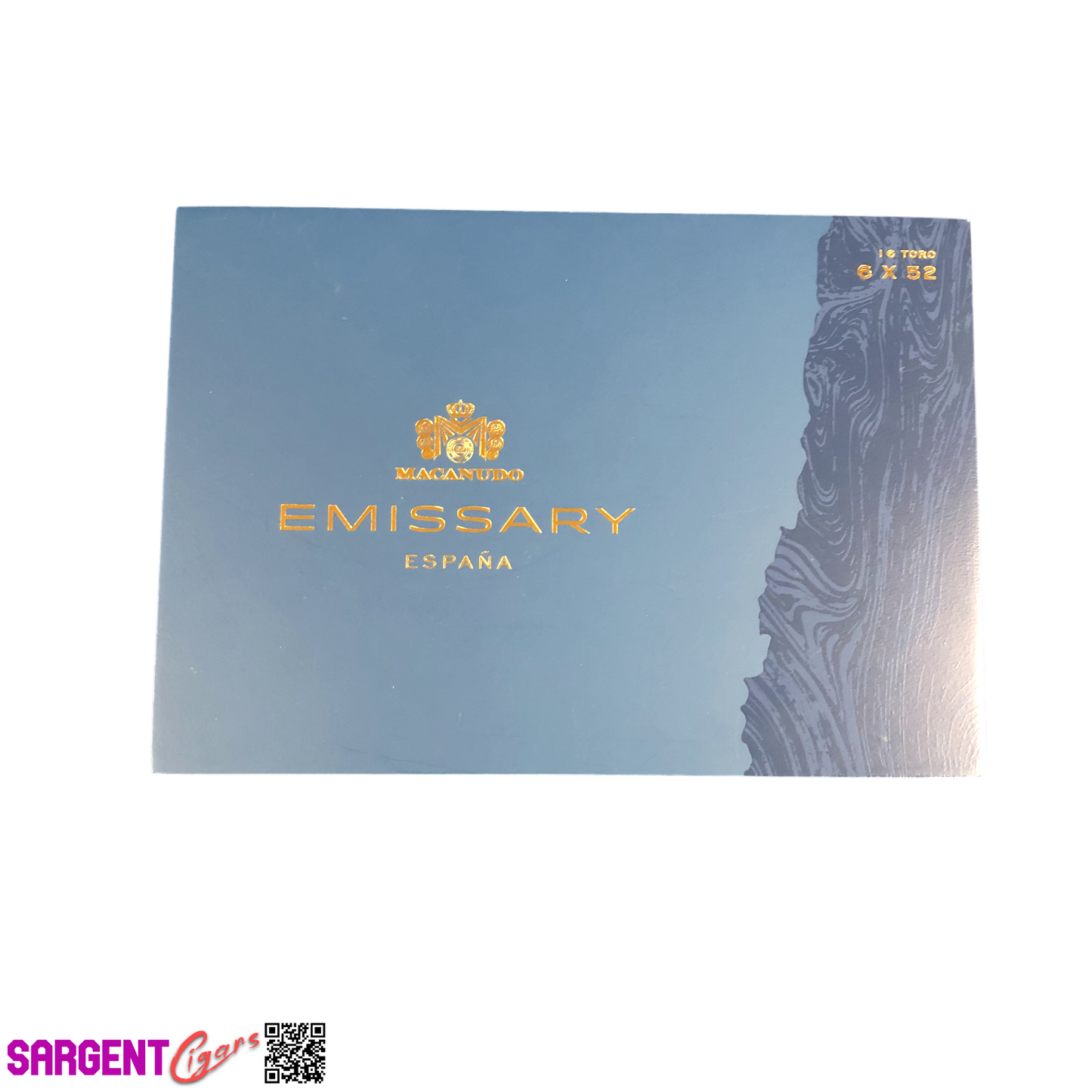 Macanudo Emissary Toro Empty Wooden Cigar Box 10x7x2.25