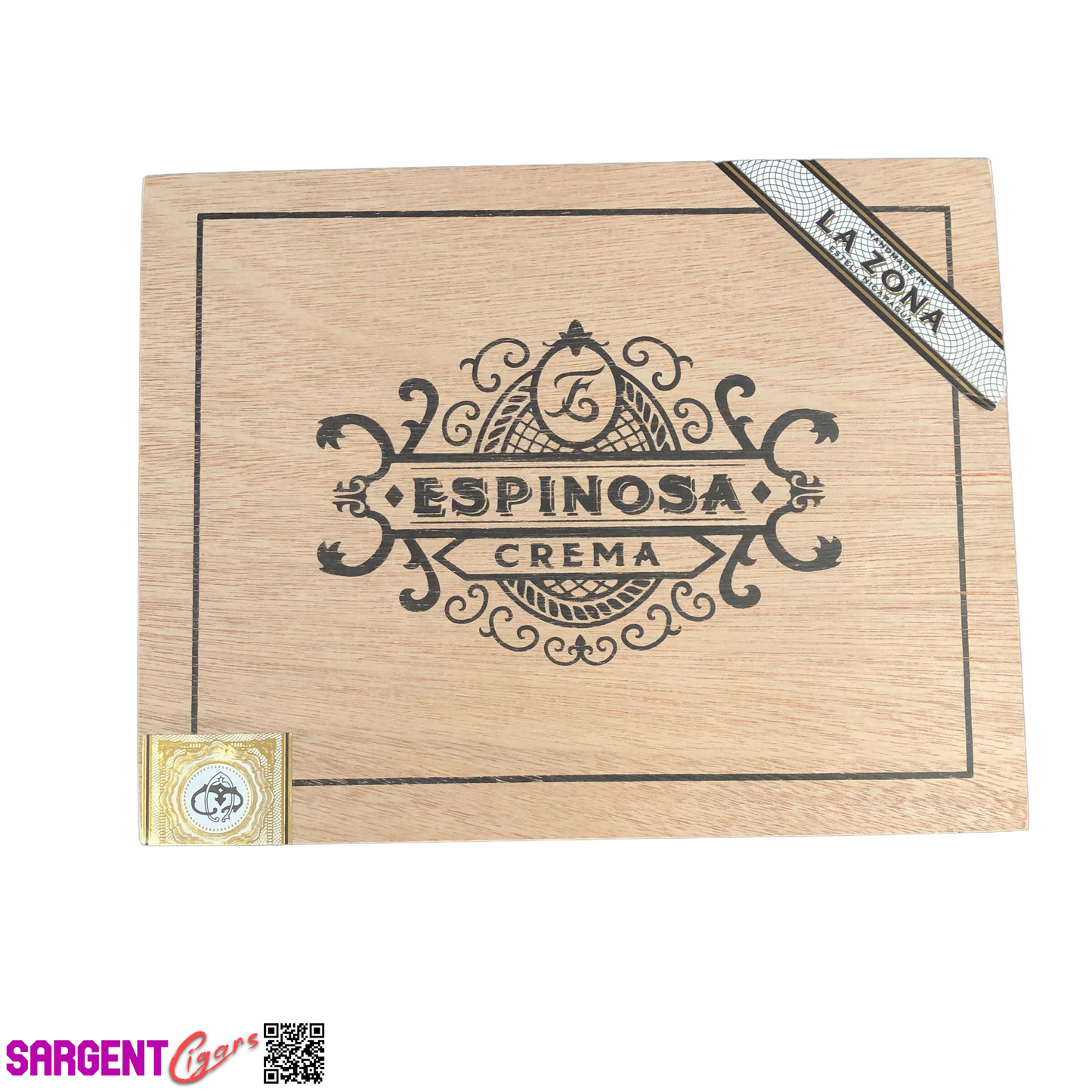 Espinosa Crema Toro Empty Wooden Cigar Box 8.75x7x1.75