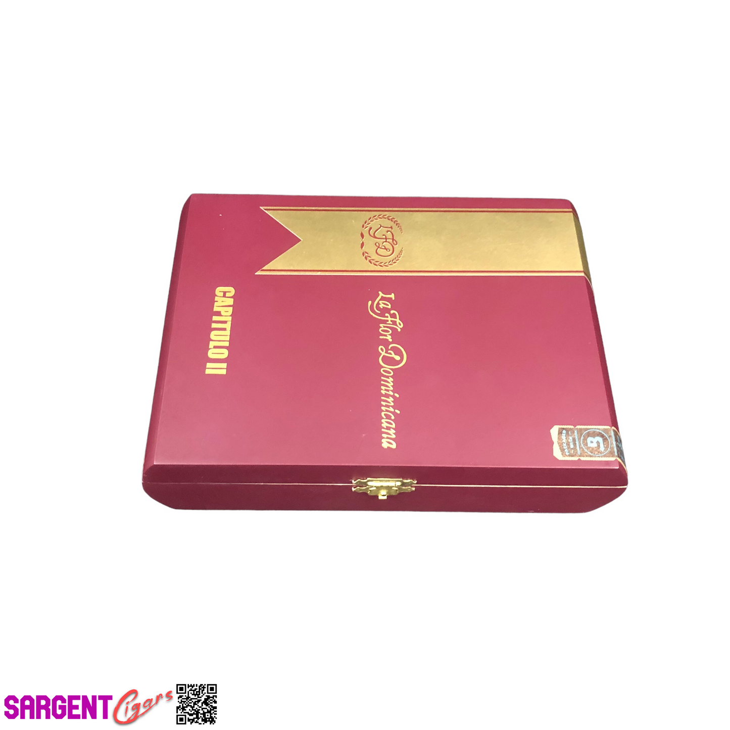 LFD Chapter 2 Empty Wooden Cigar Box 8x5.5x2