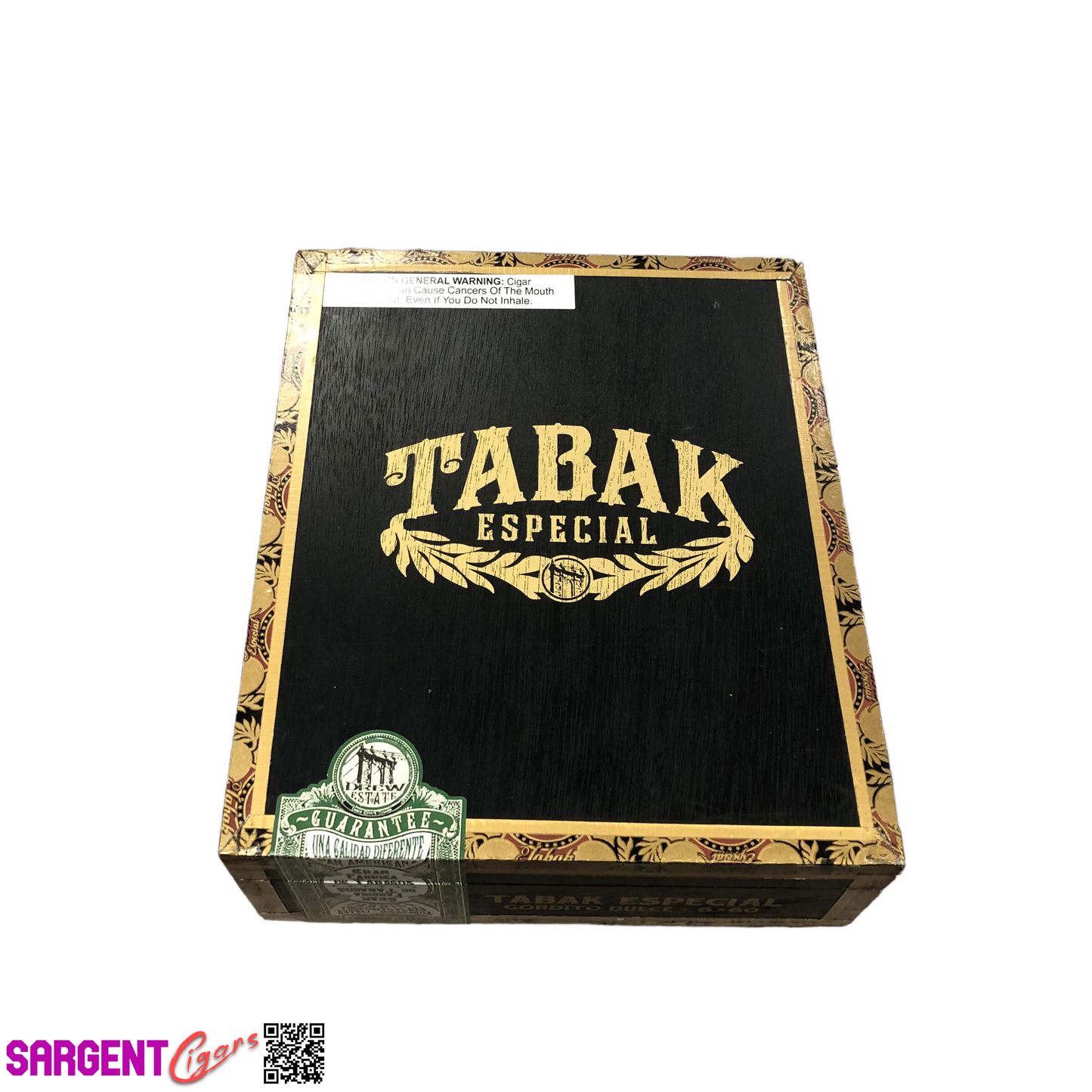 Tabak Especial Gordito Empty Wooden Cigar Box 7x9x2.5