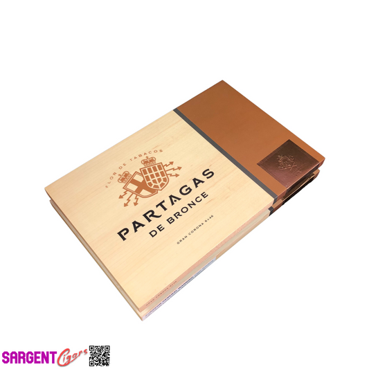 Partagas De Bronce Empty Wooden Cigar Box 12.25x8x1.75