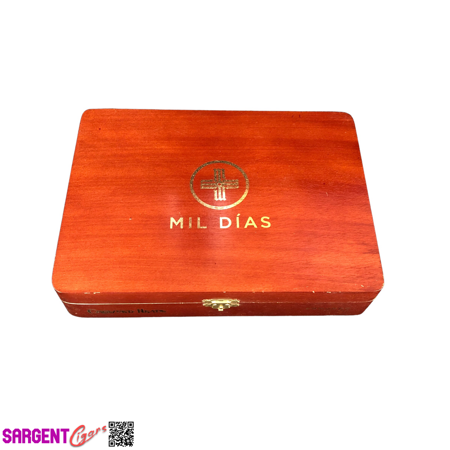 Mil Dias Edmundo Empty Wooden Cigar Box 9x6.5x2