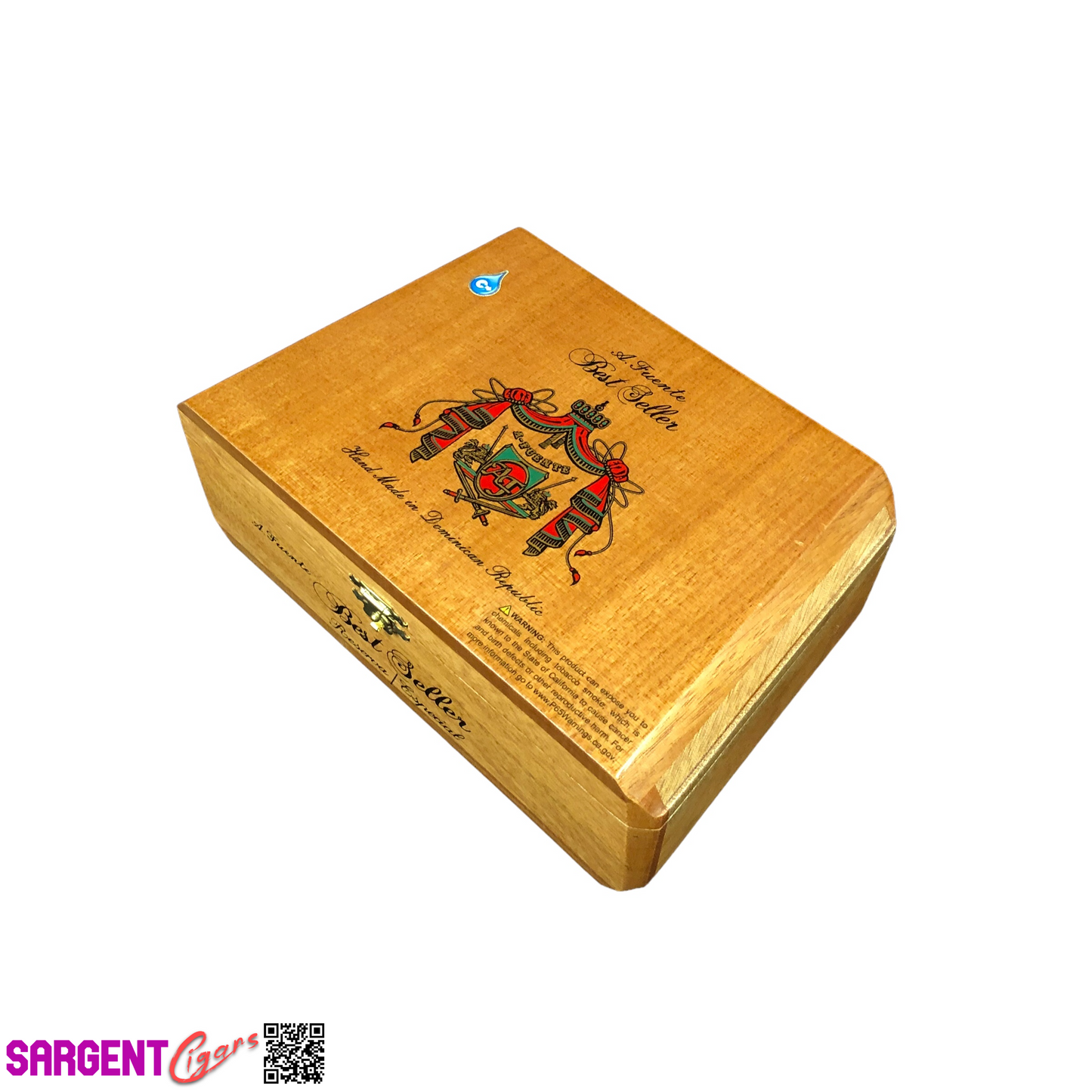 Arturo Fuente Best Seller Empty Wooden Cigar Box 8x5.5x3