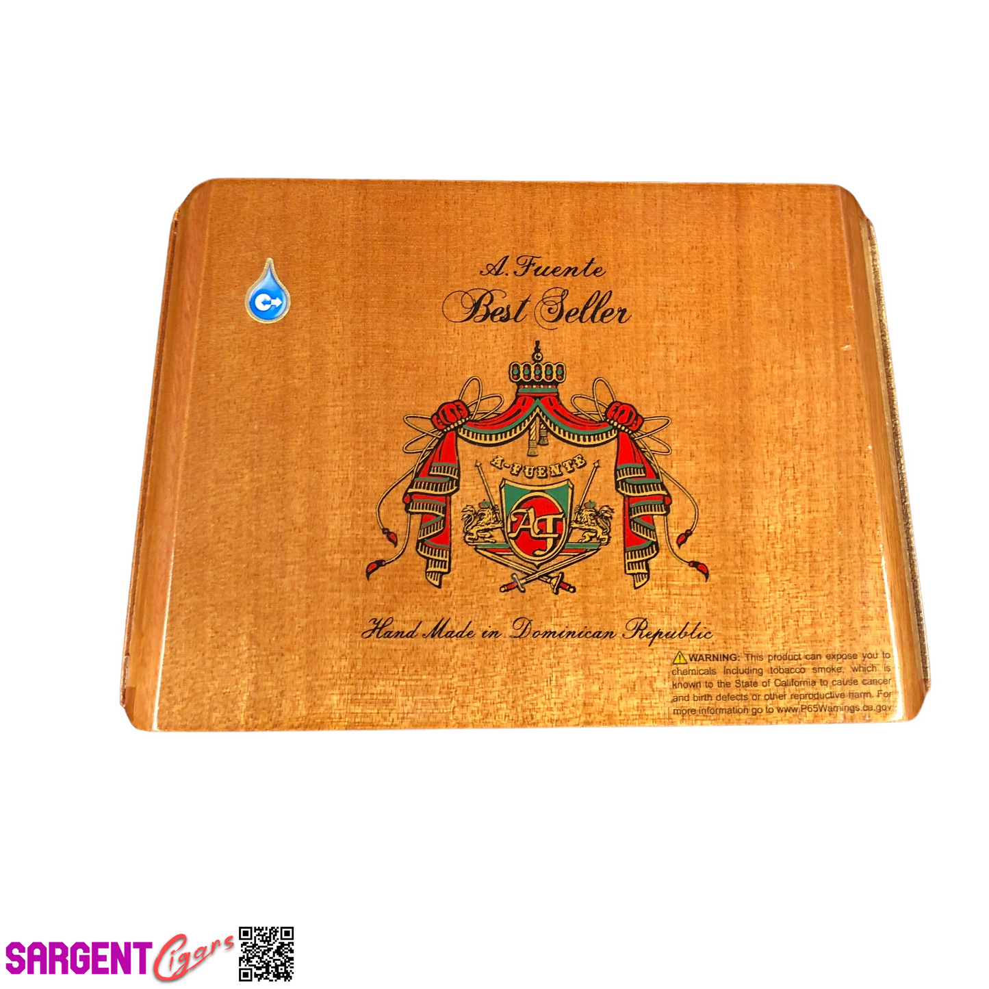 Arturo Fuente Best Seller Empty Wooden Cigar Box 8x5.5x3