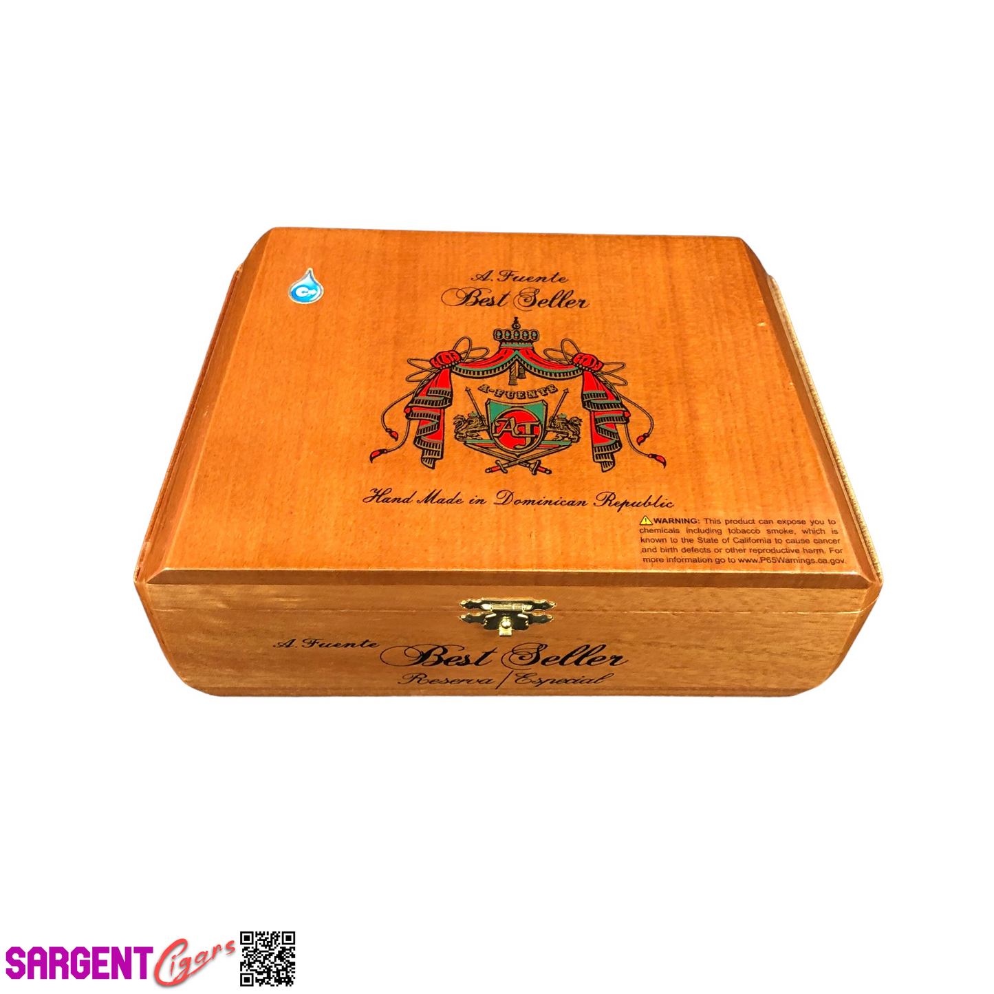 Arturo Fuente Best Seller Empty Wooden Cigar Box 8x5.5x3