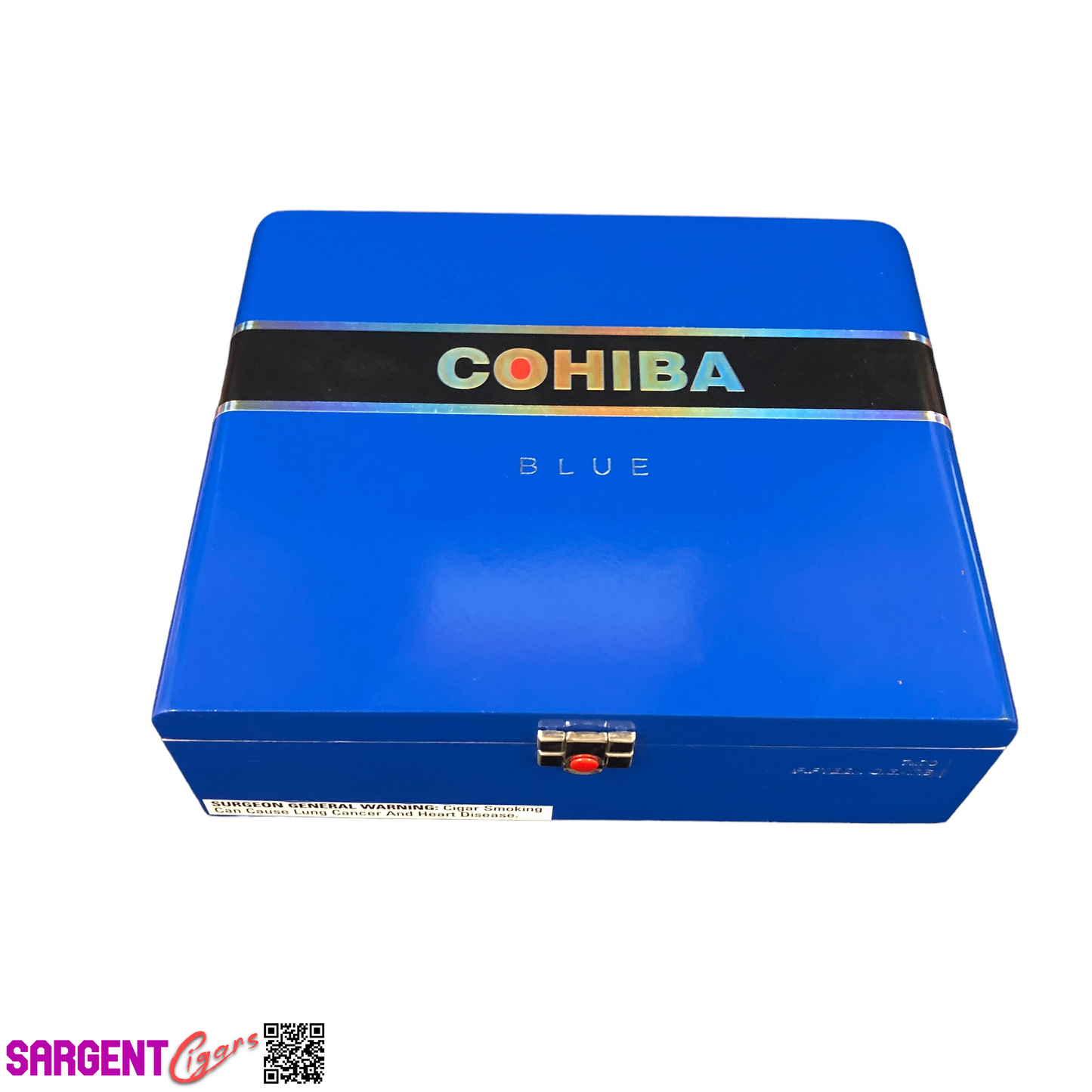 Cohiba Blue 7x70 Empty Wooden Cigar Box 9.75x8x3