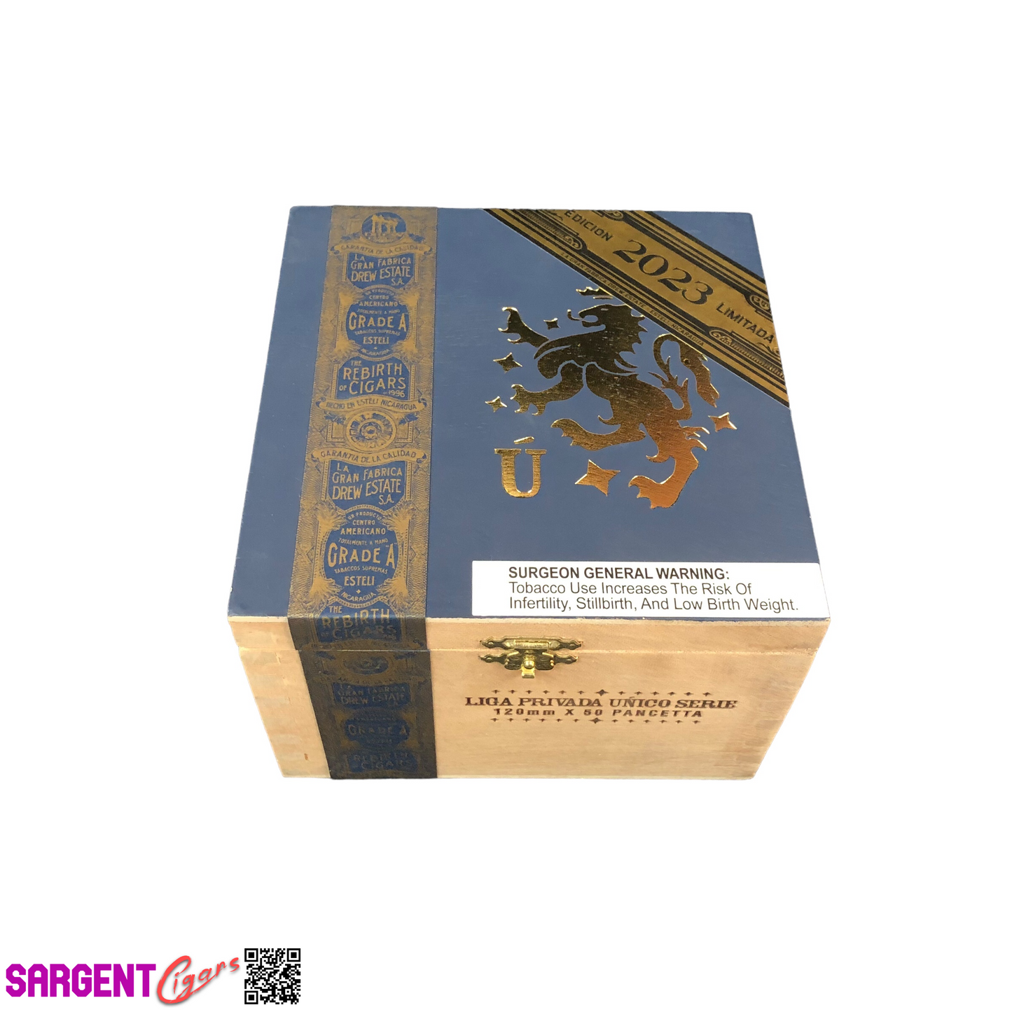 Liga Privada Pancetta 2023 Empty Wooden Cigar Box 6x6x4