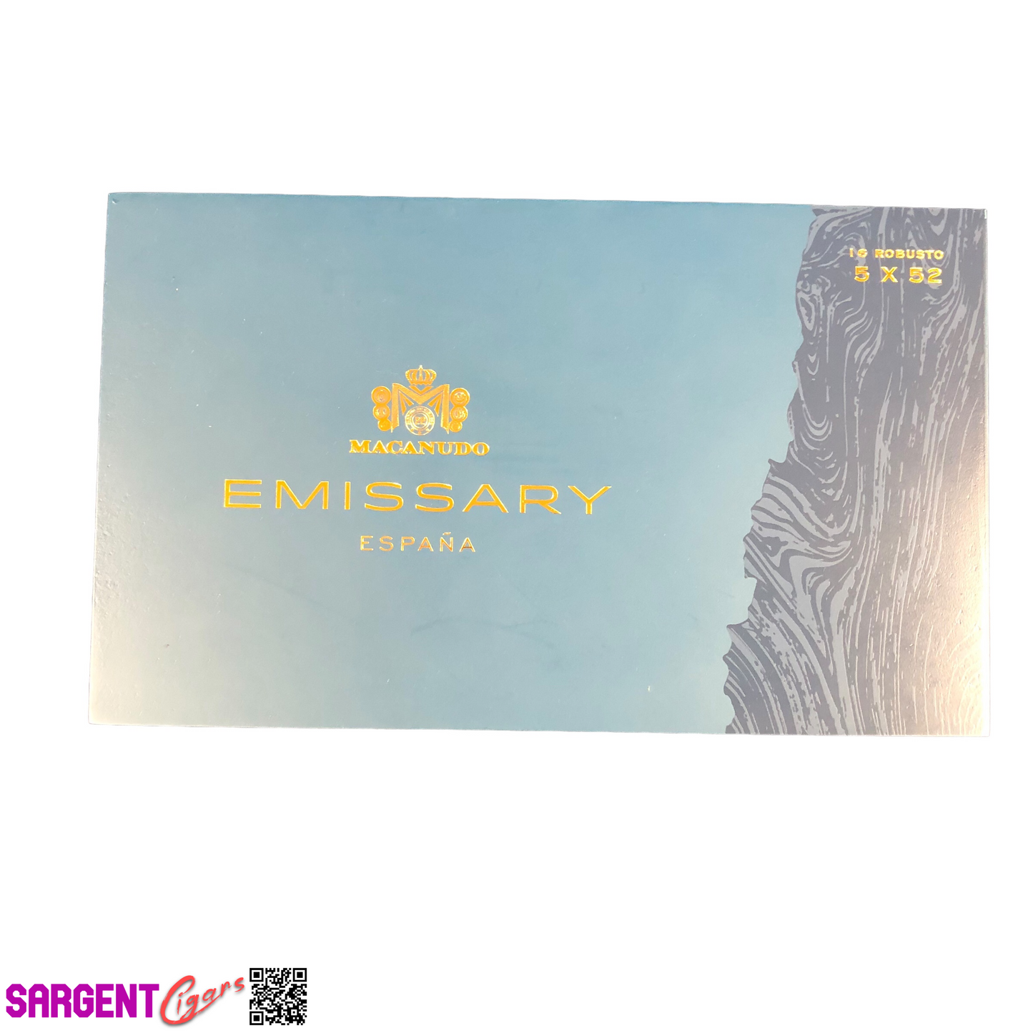 Macanudo Emissary Robusto Empty Wooden Cigar Box 10x6x2.25