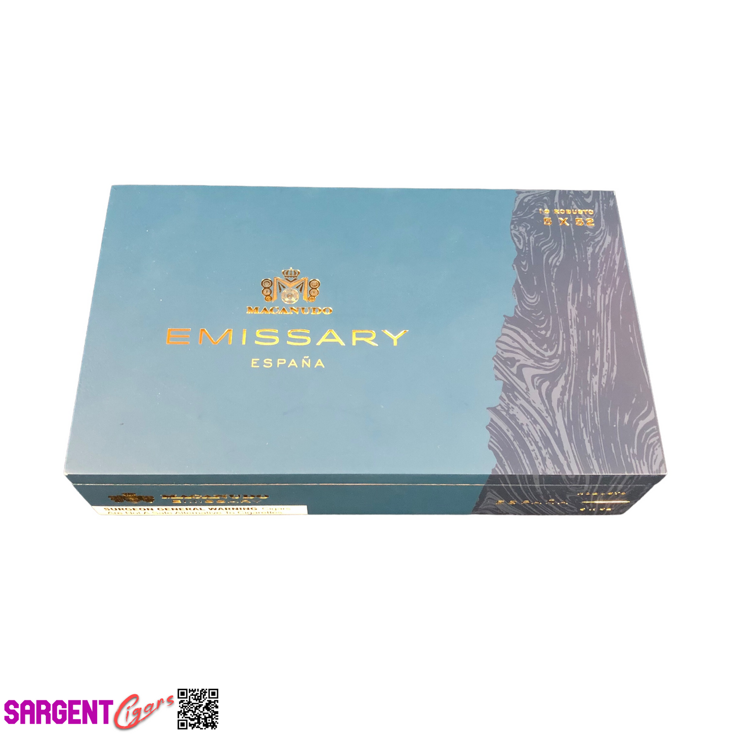 Macanudo Emissary Robusto Empty Wooden Cigar Box 10x6x2.25