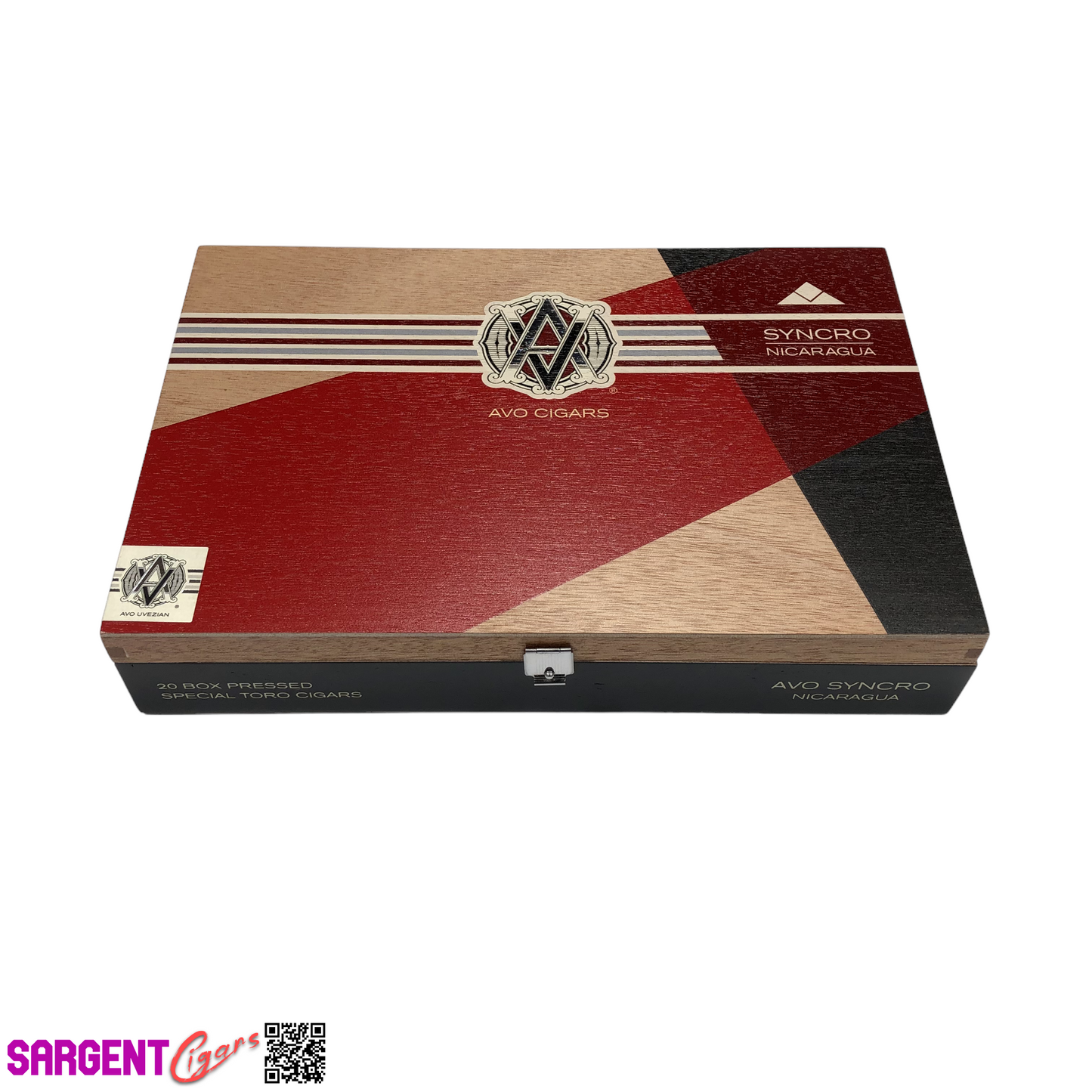 Avo Syncro Nicaragua Toro Empty Wooden Cigar Box 9.5x7x1.75