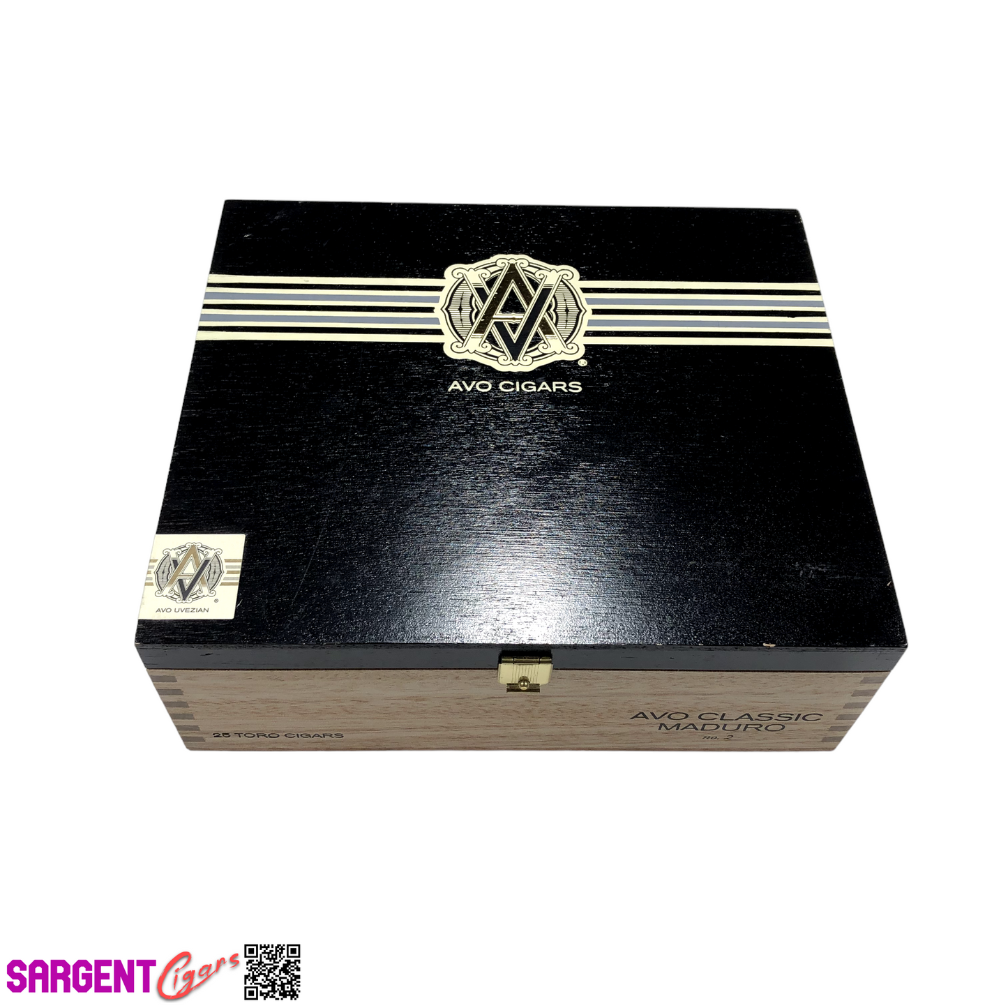 Avo Classic Maduro Toro No2 Empty Wooden Cigar Box 8.25x7x2.75