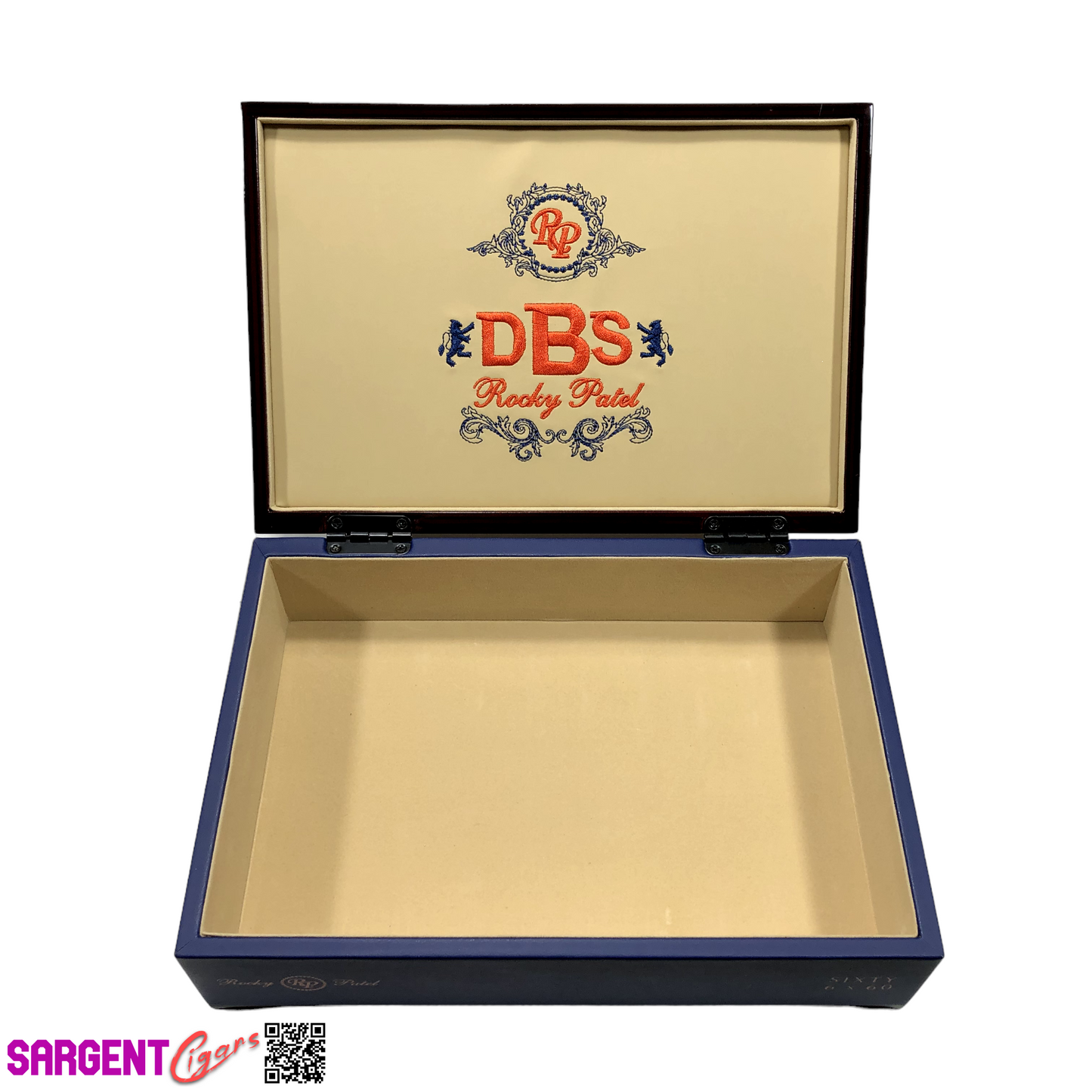 Rocky Patel DBS Sixty Empty Wooden Cigar Box 10x7x3