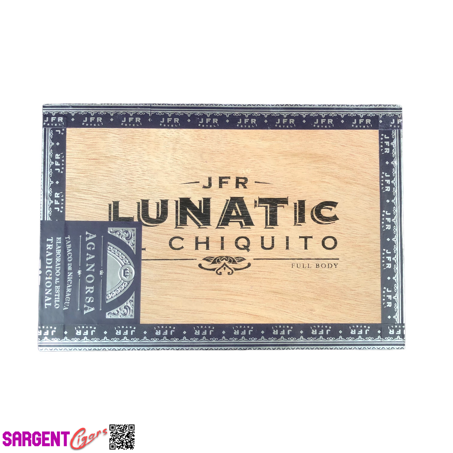 JFR Lunatic El Chiquito Casa Fernandez Empty Wooden Cigar Box 8.5x5.75x5