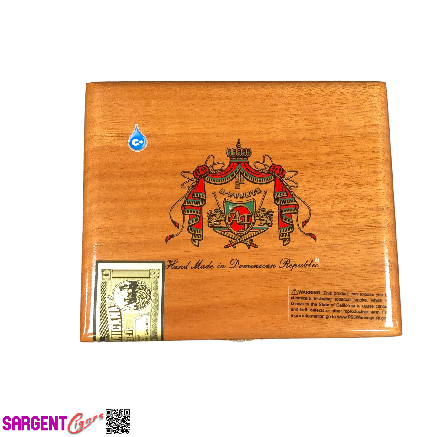 Arturo Fuente Cube Corona Empty Wooden Cigar Box 7x6x2.75