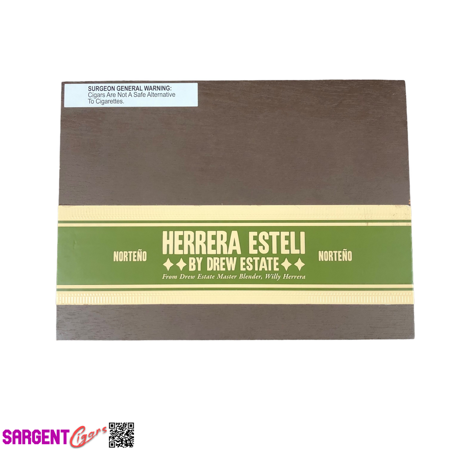 Herrera Esteli Norteno Robusto Grande Empty Wooden Cigar Box 9x6.75x3