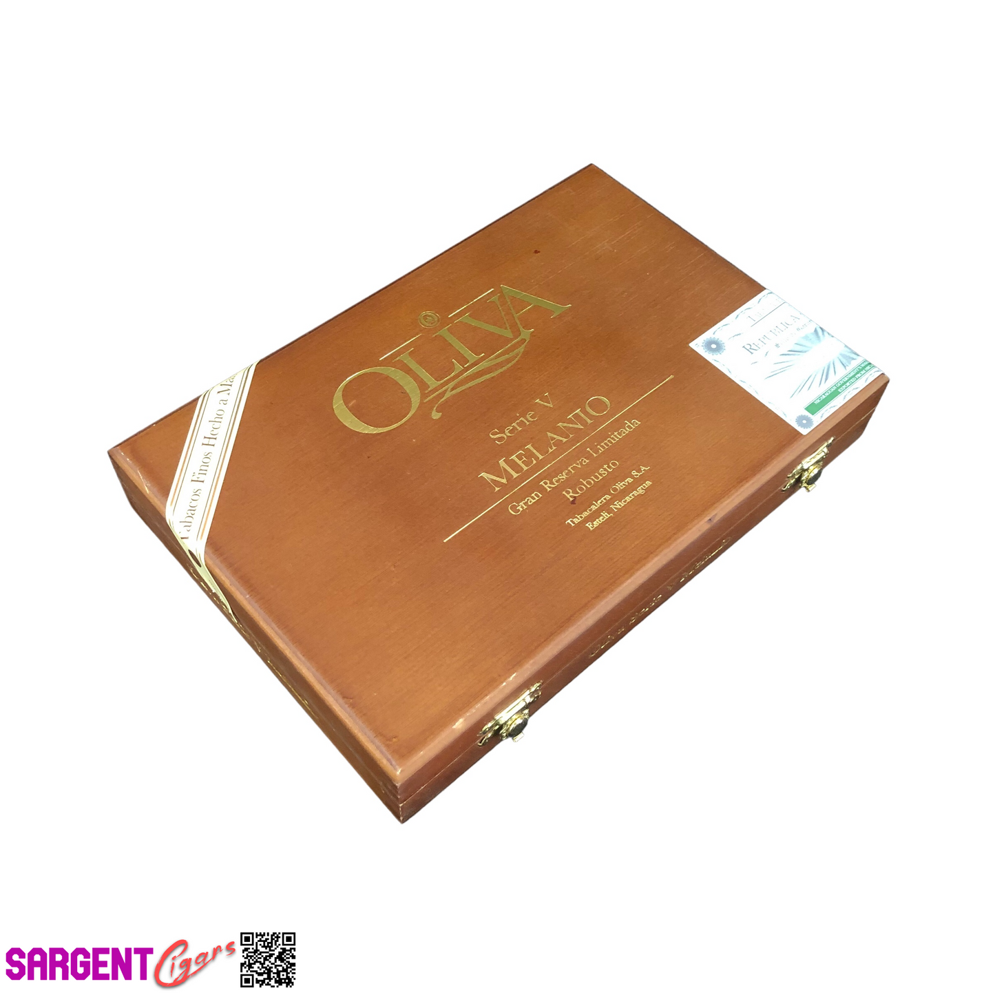 Oliva Serie V Melanio Robusto Empty Wooden Cigar Box 9x6x1.5