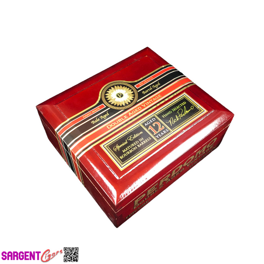 Perdomo Double Aged Vintage Sun Grown Epicure Empty Wooden Cigar Box 8x7x3.25