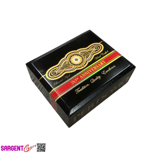 Perdomo 20th Anniversary Maduro Gordo Empty Wooden Cigar Box 8.5x7x3.25