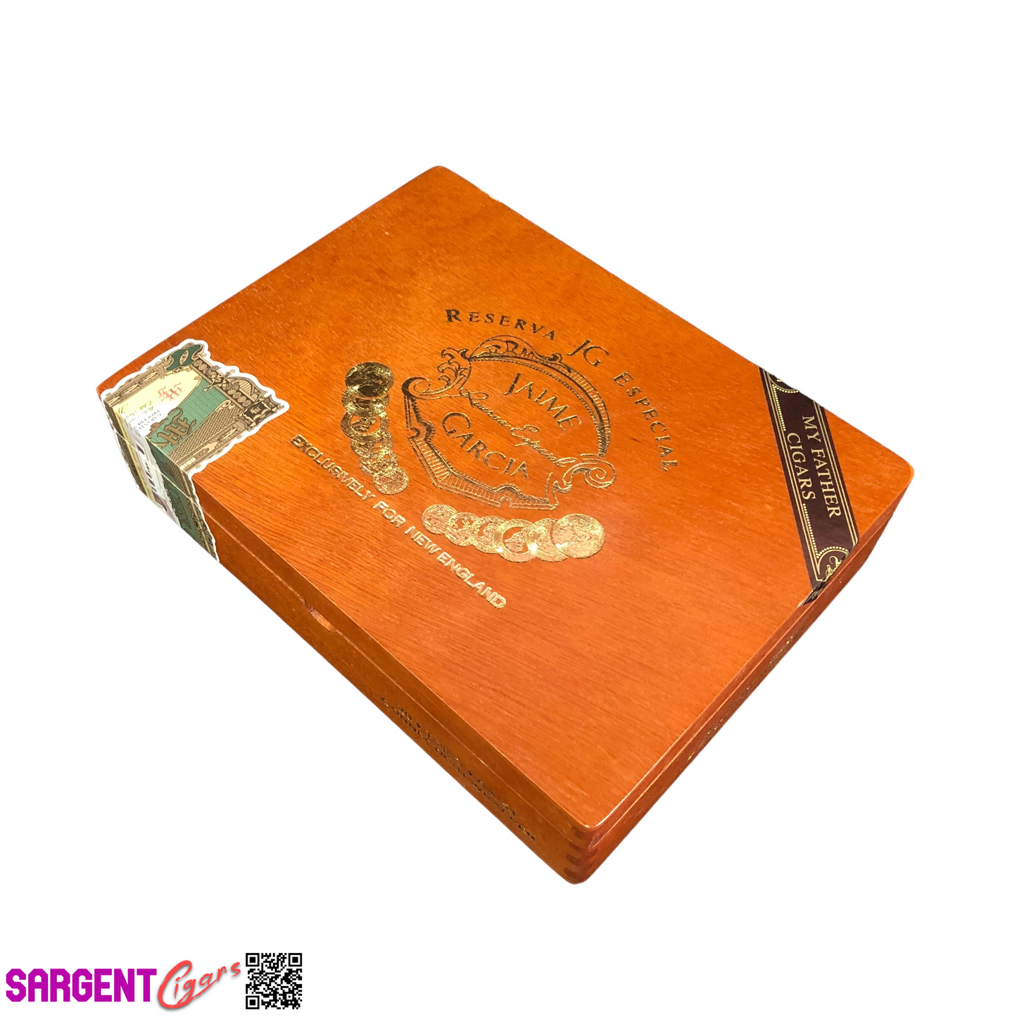 Jaime Garcia Conn Toro Empty Wooden Cigar Box 9.25x7x2.25