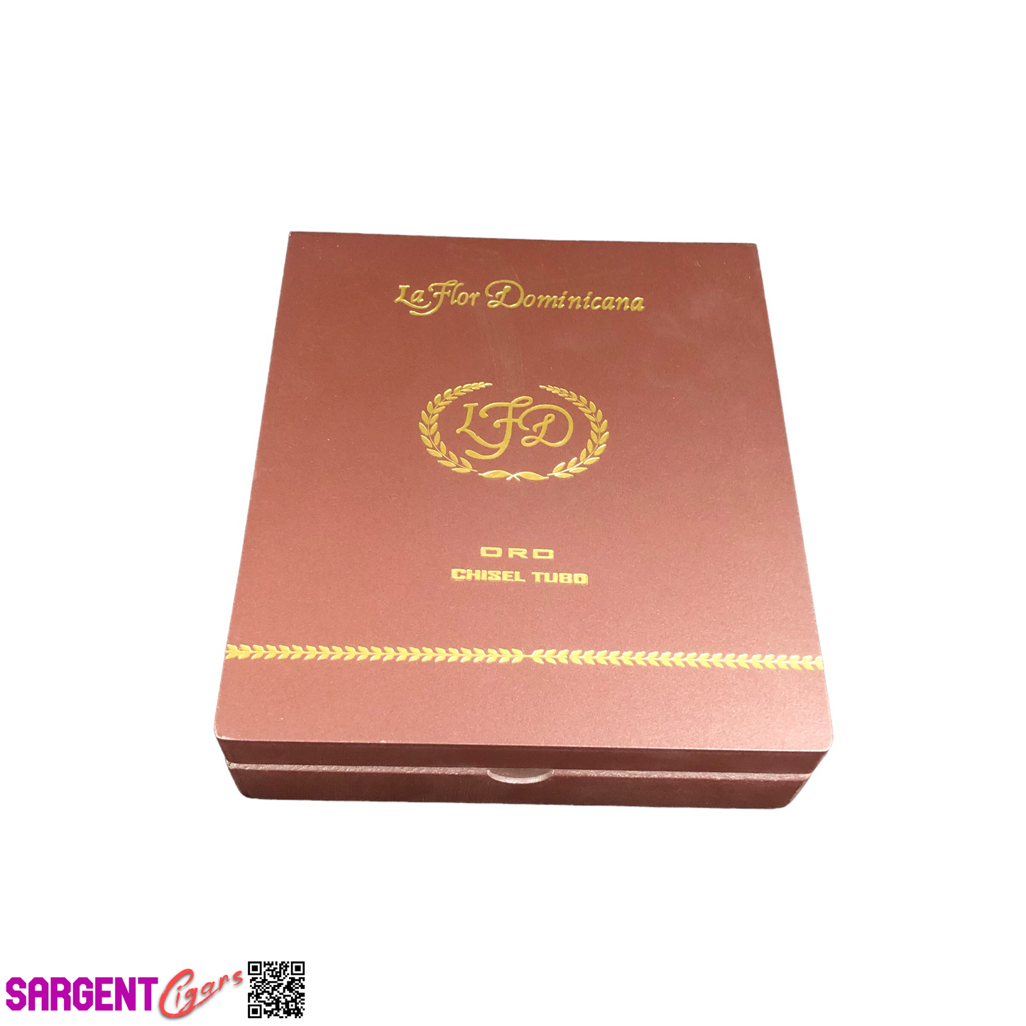 LFD Chisel Tubo Empty Wooden Cigar Box 6.5x7.5x1.75