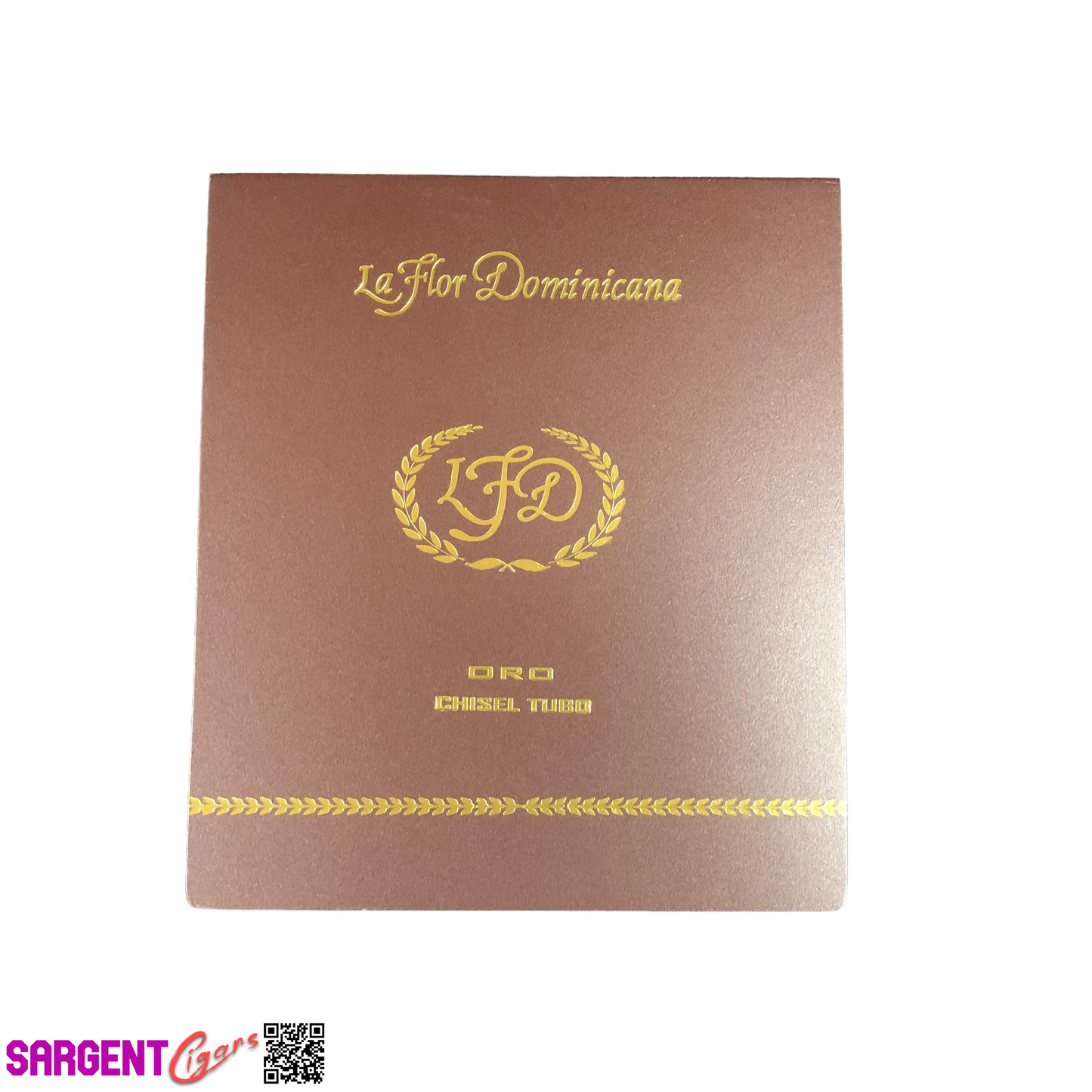 LFD Chisel Tubo Empty Wooden Cigar Box 6.5x7.5x1.75