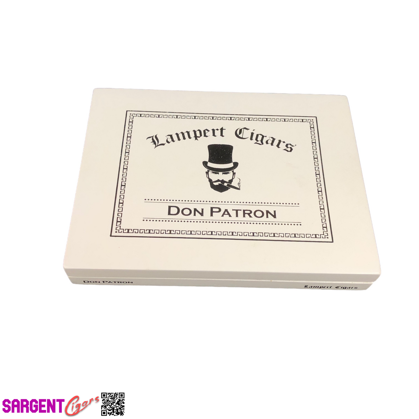 Lampert Don Patron Empty Wooden Cigar Box 8.75x6.75x1.25