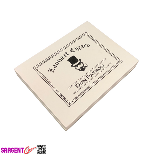 Lampert Don Patron Empty Wooden Cigar Box 8.75x6.75x1.25
