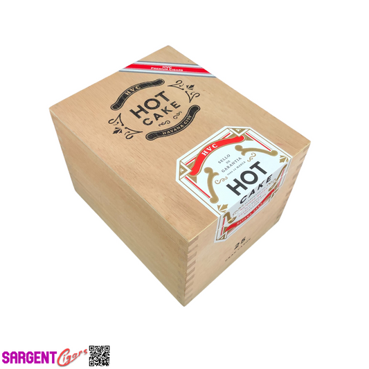 HVC Hot Cake Gran Canon Empty Wooden Cigar Box 5.75x7x5