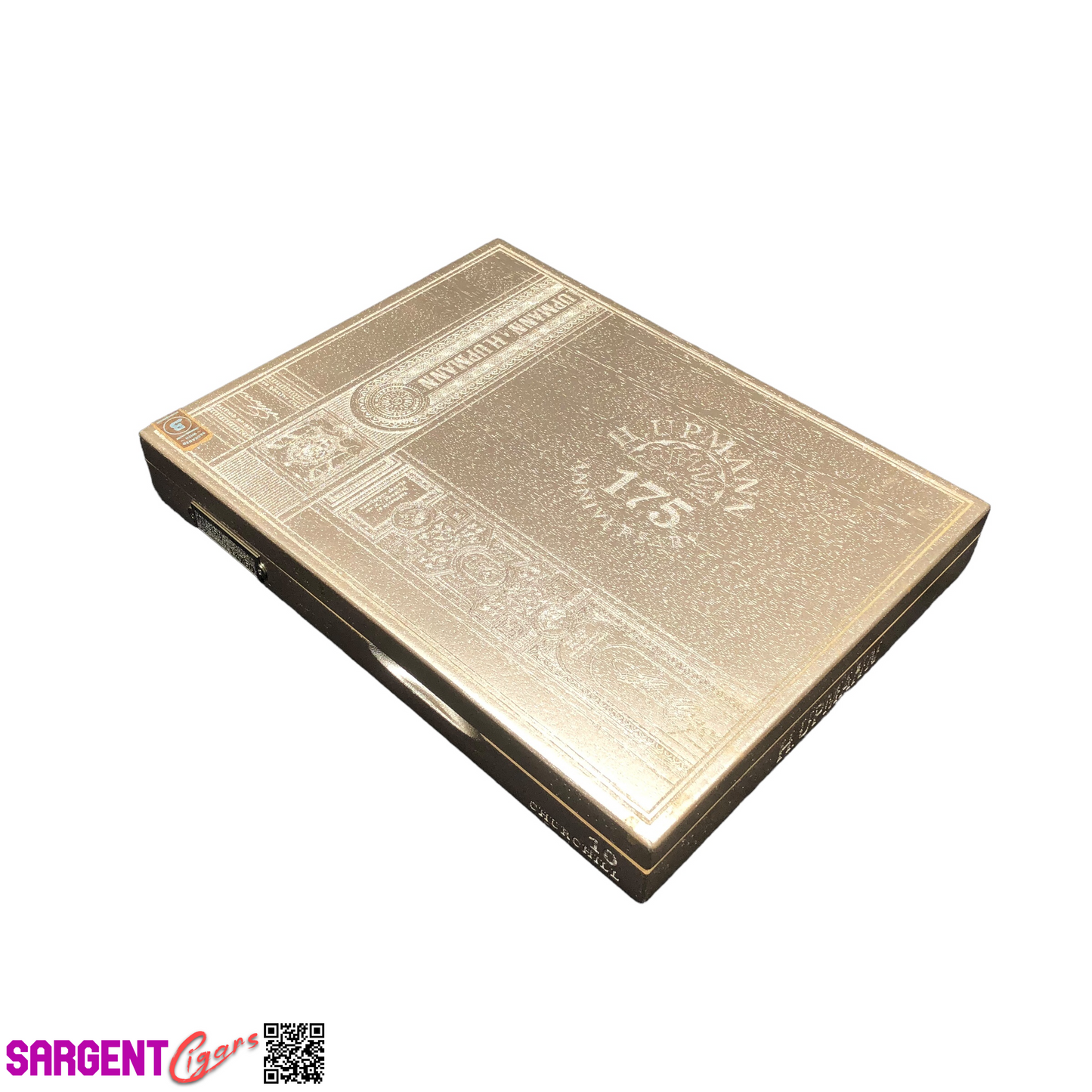 H Upmann 175th Anniversary Churchill Empty Wooden Cigar Box 11.25x8.5x1.5