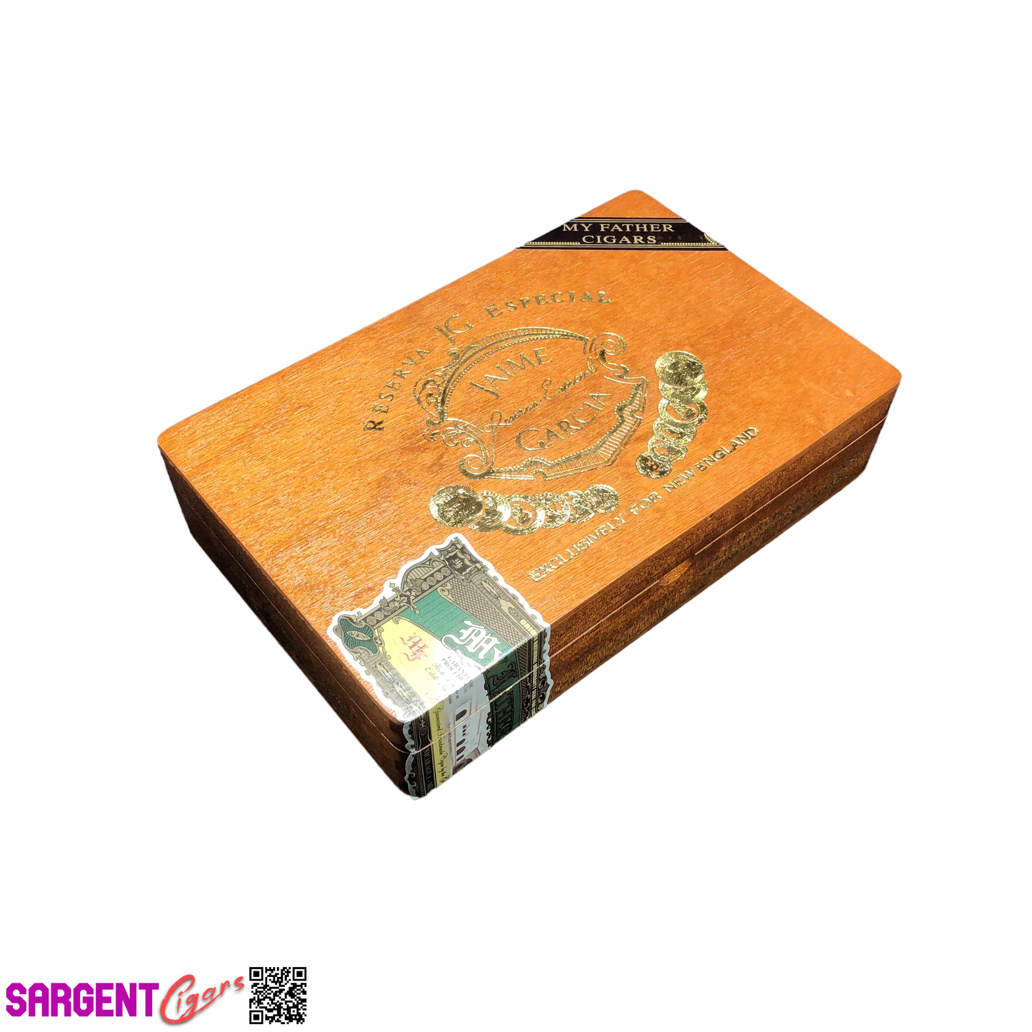 Jaime Garcia Conn Petit Robusto Empty Wooden Cigar Box 8.5x5.5x2