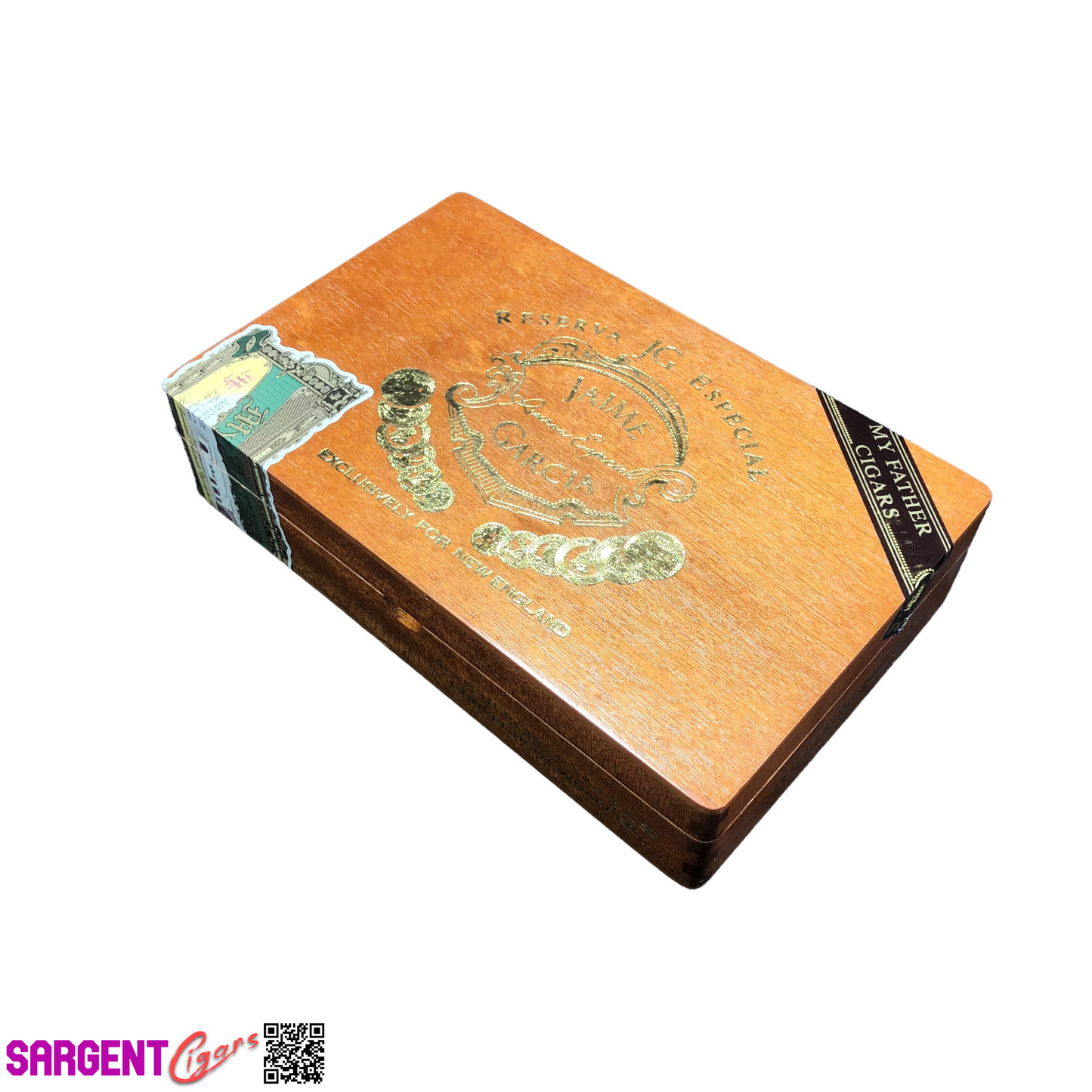 Jaime Garcia Conn Petit Robusto Empty Wooden Cigar Box 8.5x5.5x2