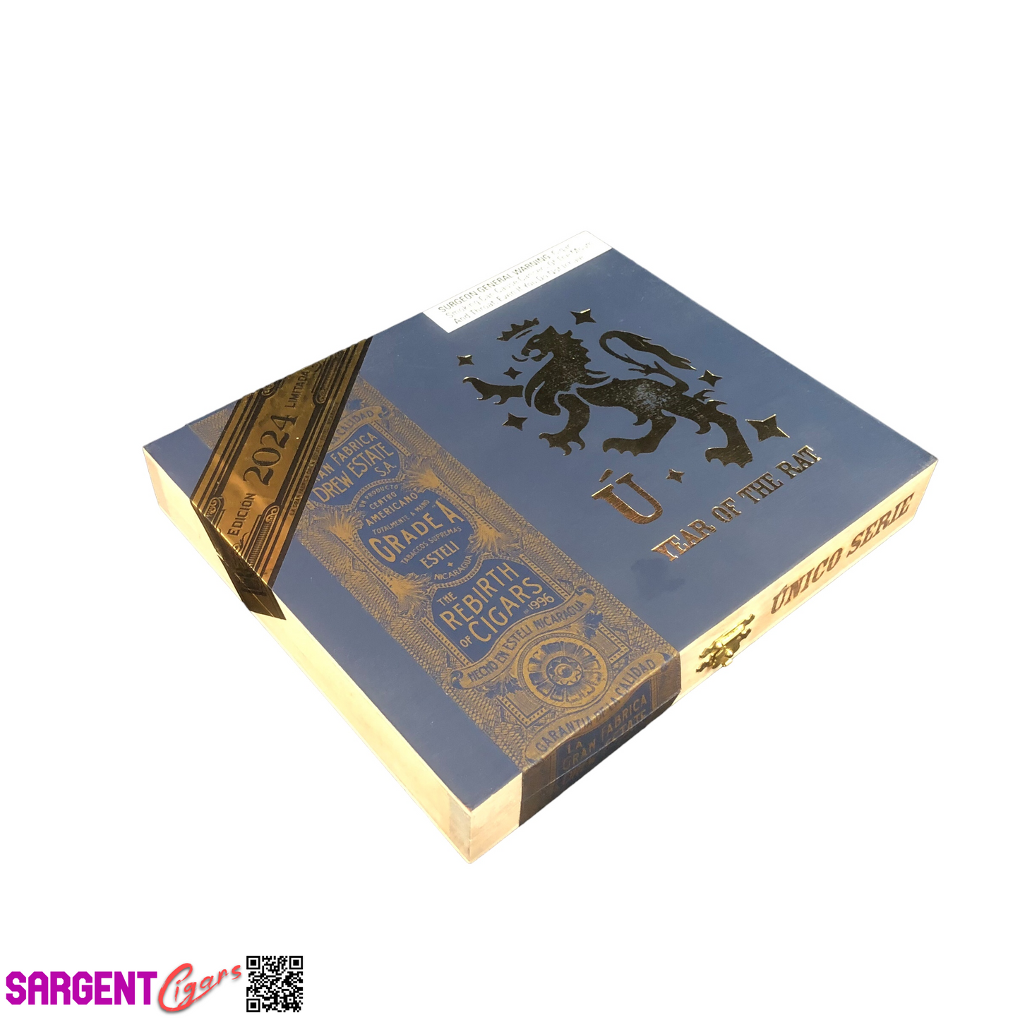 Liga Privada Year of the Rat 2024 Empty Wooden Cigar Box 8.25x7x1.25