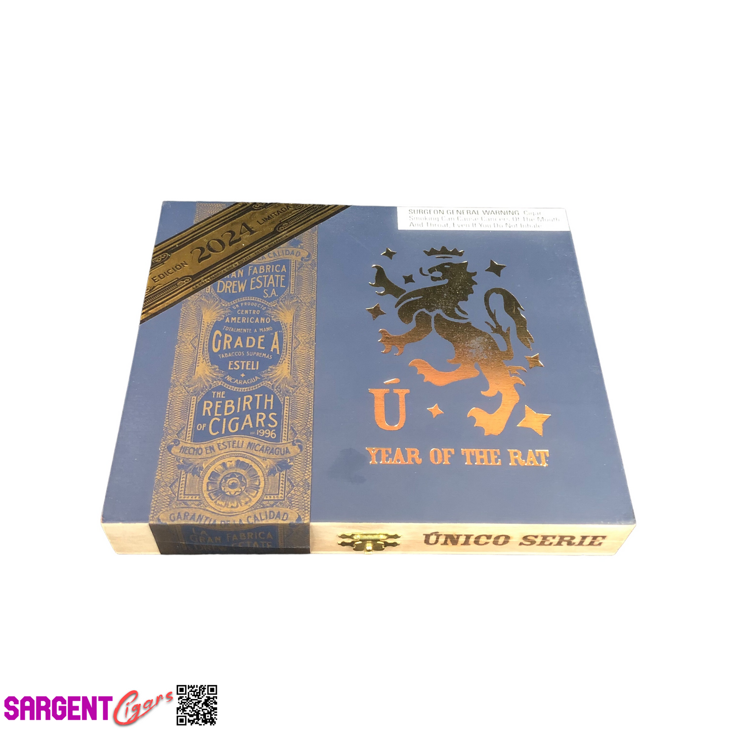 Liga Privada Year of the Rat 2024 Empty Wooden Cigar Box 8.25x7x1.25