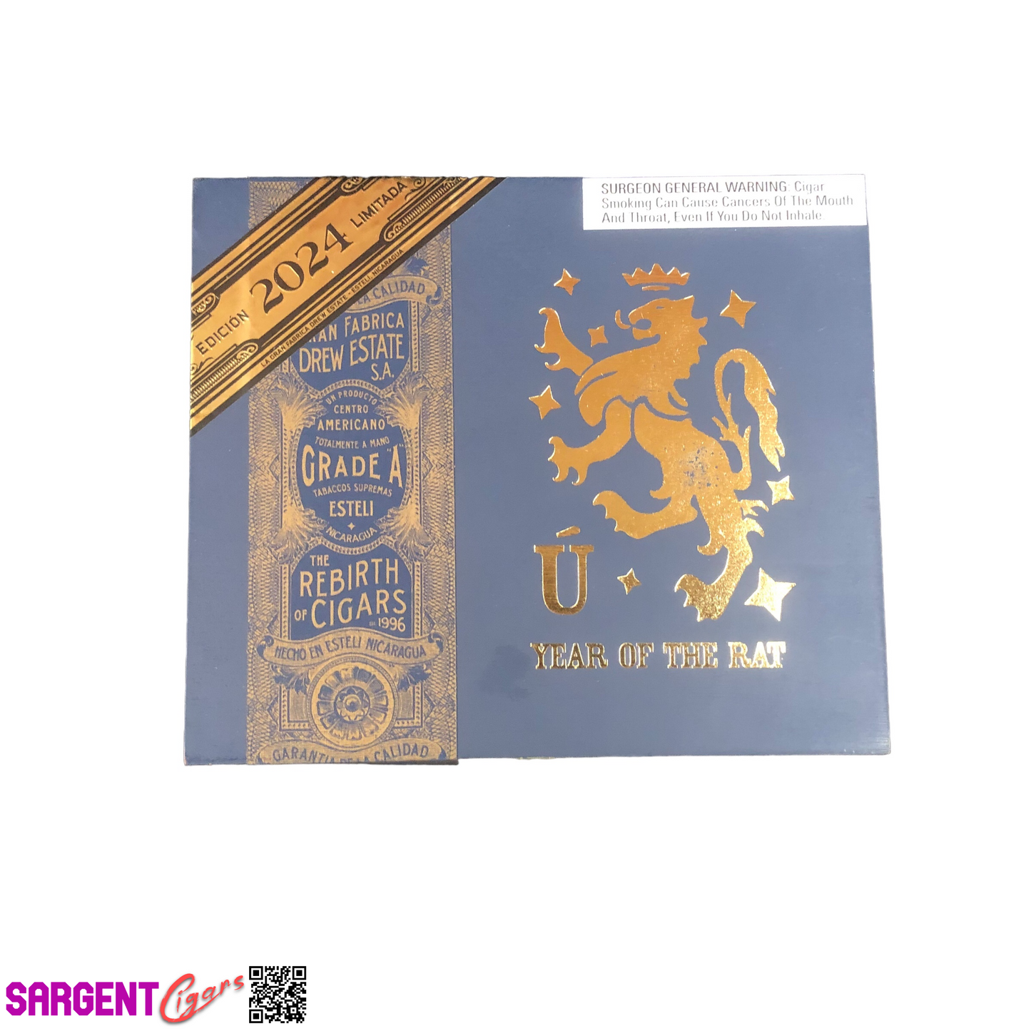 Liga Privada Year of the Rat 2024 Empty Wooden Cigar Box 8.25x7x1.25