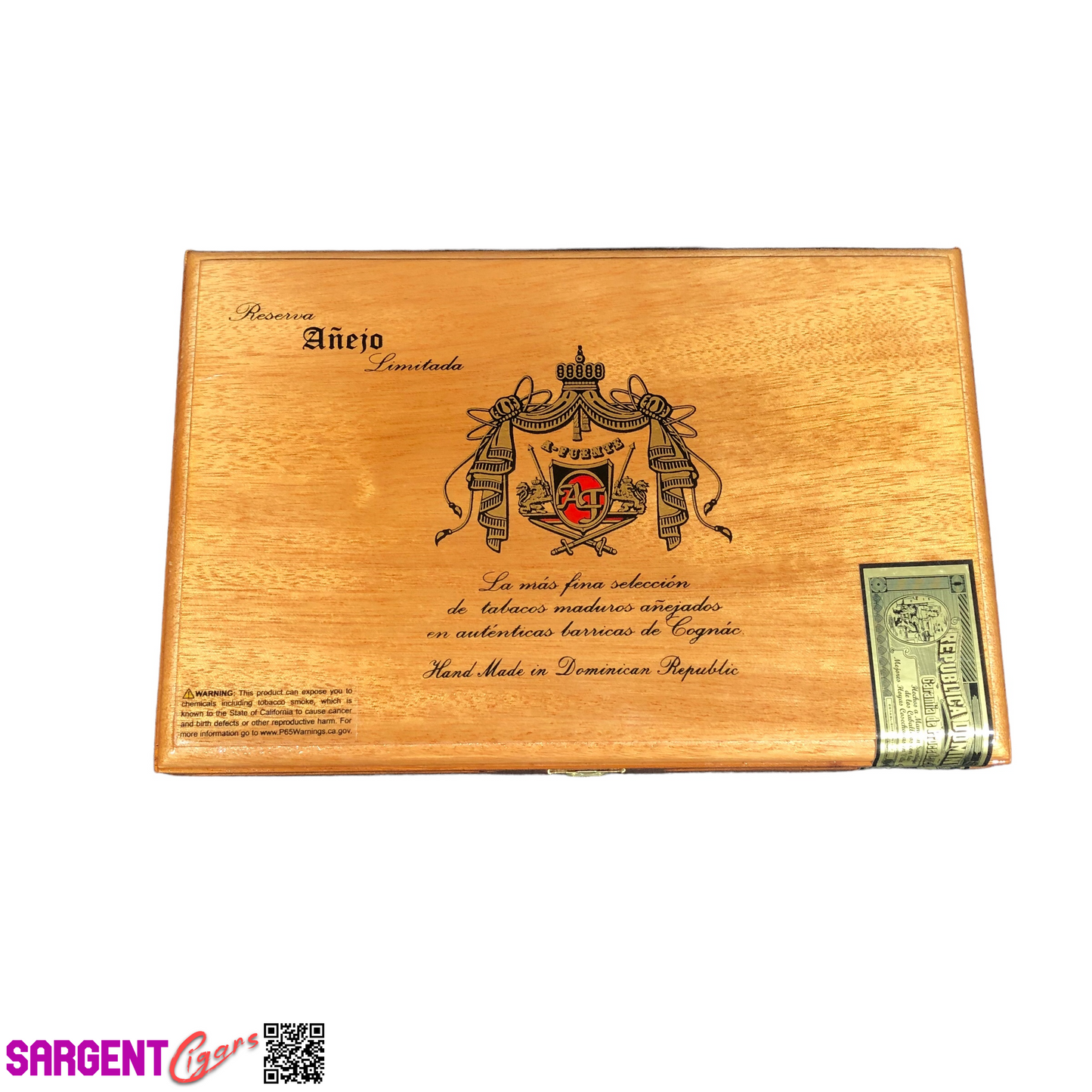 Arturo Fuente Anejo No60 Empty Wooden Cigar Box 11x7.25x2