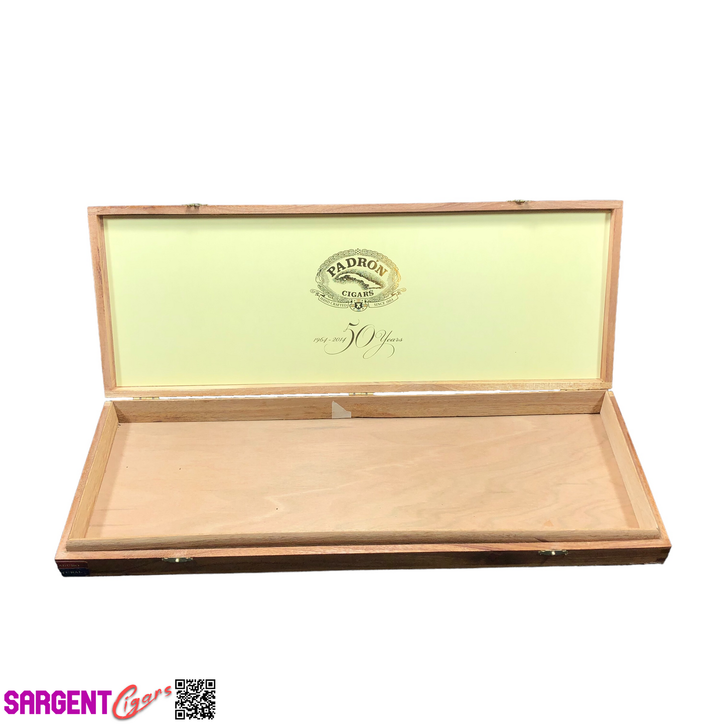 Padron 50th Anniversary Empty Wooden Cigar Box 20.5x7.5x1.75