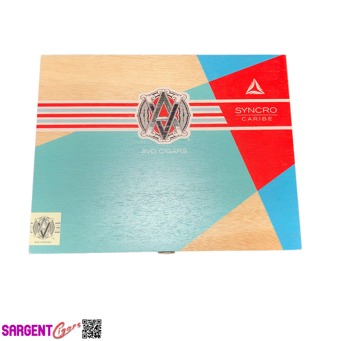 Avo Syncro Caribe Toro Empty Wooden Cigar Box 9x7x2