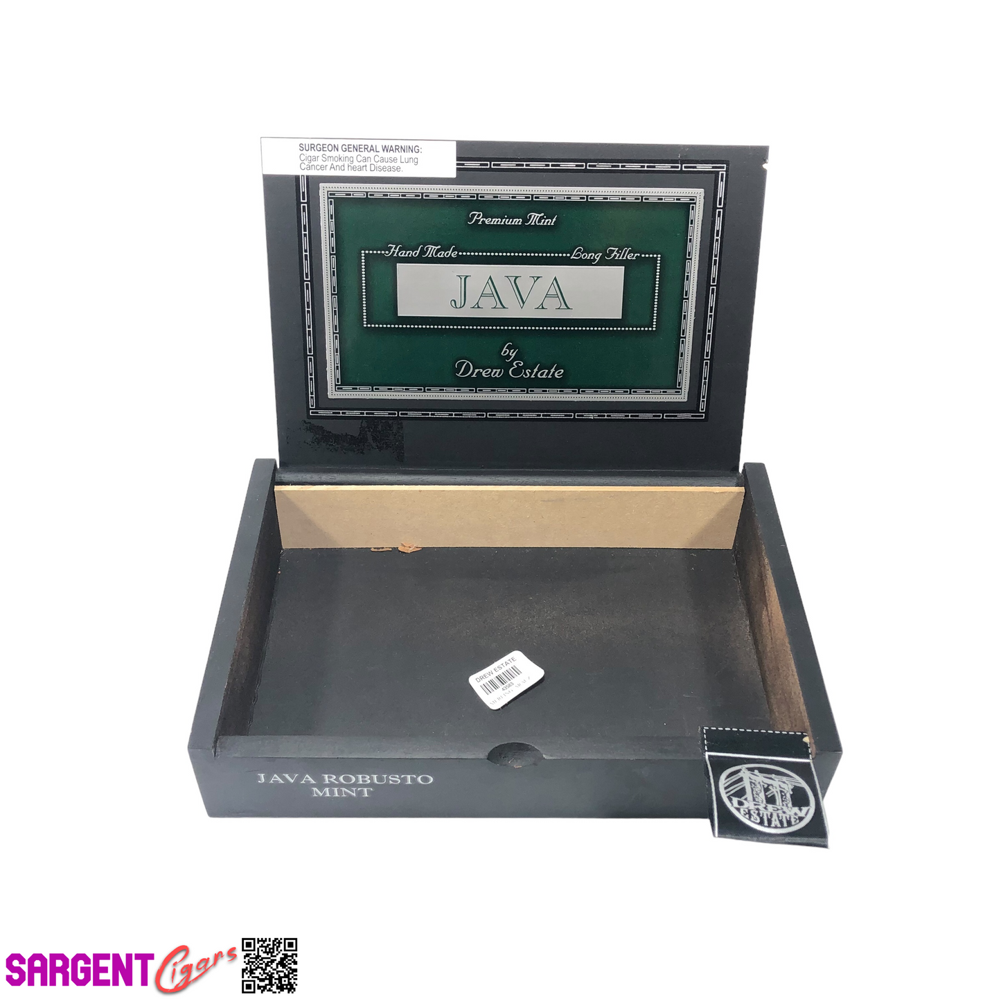 Java Toro Empty Wooden Cigar Box 10x7.25x2