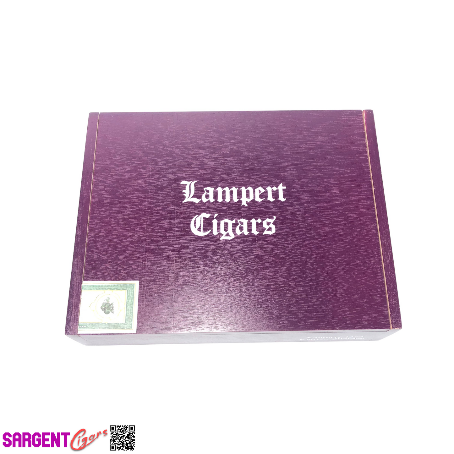 Lampert 1675 Toro Empty Wooden Cigar Box 8.75x6.75x2.25