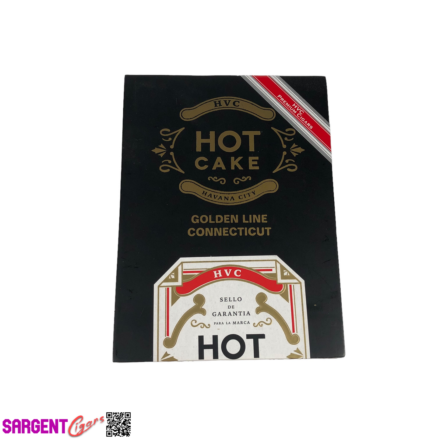 HVC Hot Cake Conn Laguitos No5 Empty Wooden Cigar Box 5.25x7.25x4.75