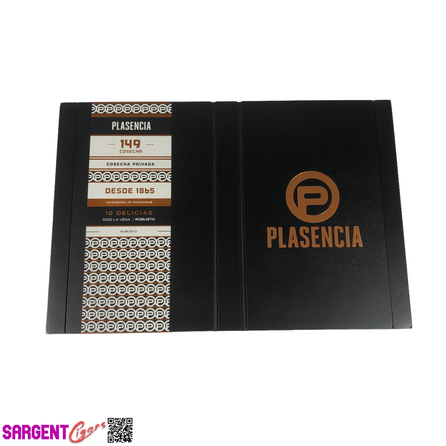 Plasencia 149 Cosecha Robusto Empty Wooden Cigar Box 9.5x6.5x1.25 (1)