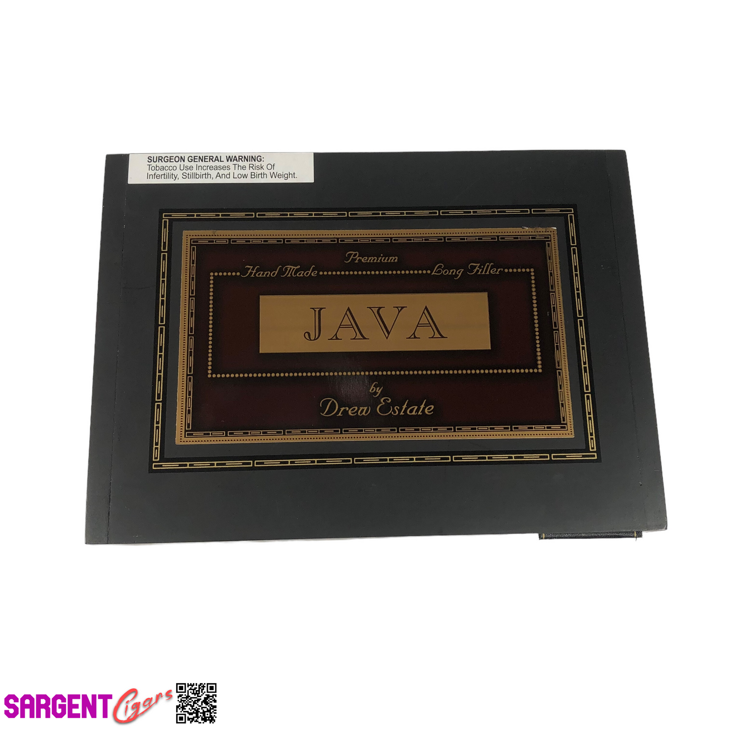 Drew Estate Java Maduro Toro Empty Wooden Cigar Box 10x7.25x2