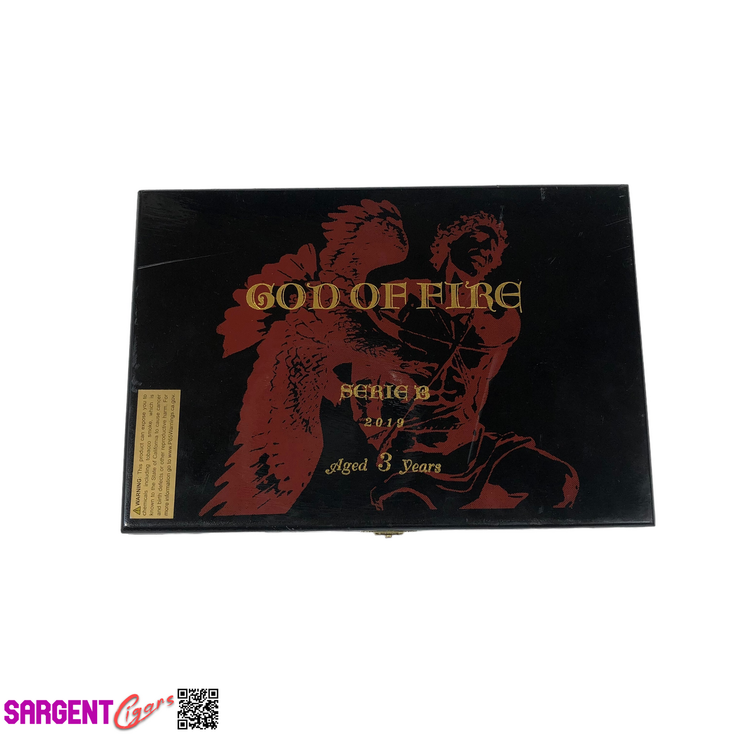 Arturo Fuente God Of Fire Robusto Gordo Empty Wooden Cigar Box 9.25x6.5x1.25 (1)