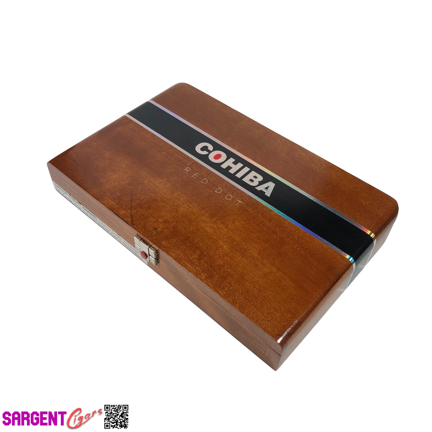 Cohiba Red Dot Toro Empty Wooden Cigar Box 12.25x8x2 (2)