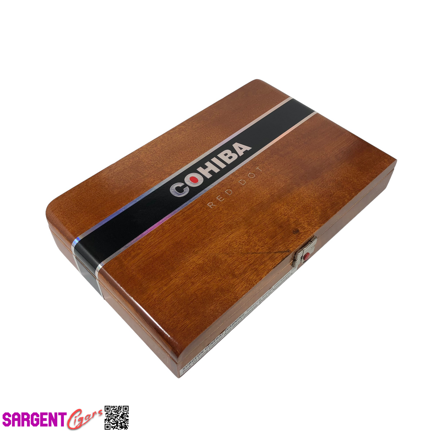 Cohiba Red Dot Toro Empty Wooden Cigar Box 12.25x8x2 (2)