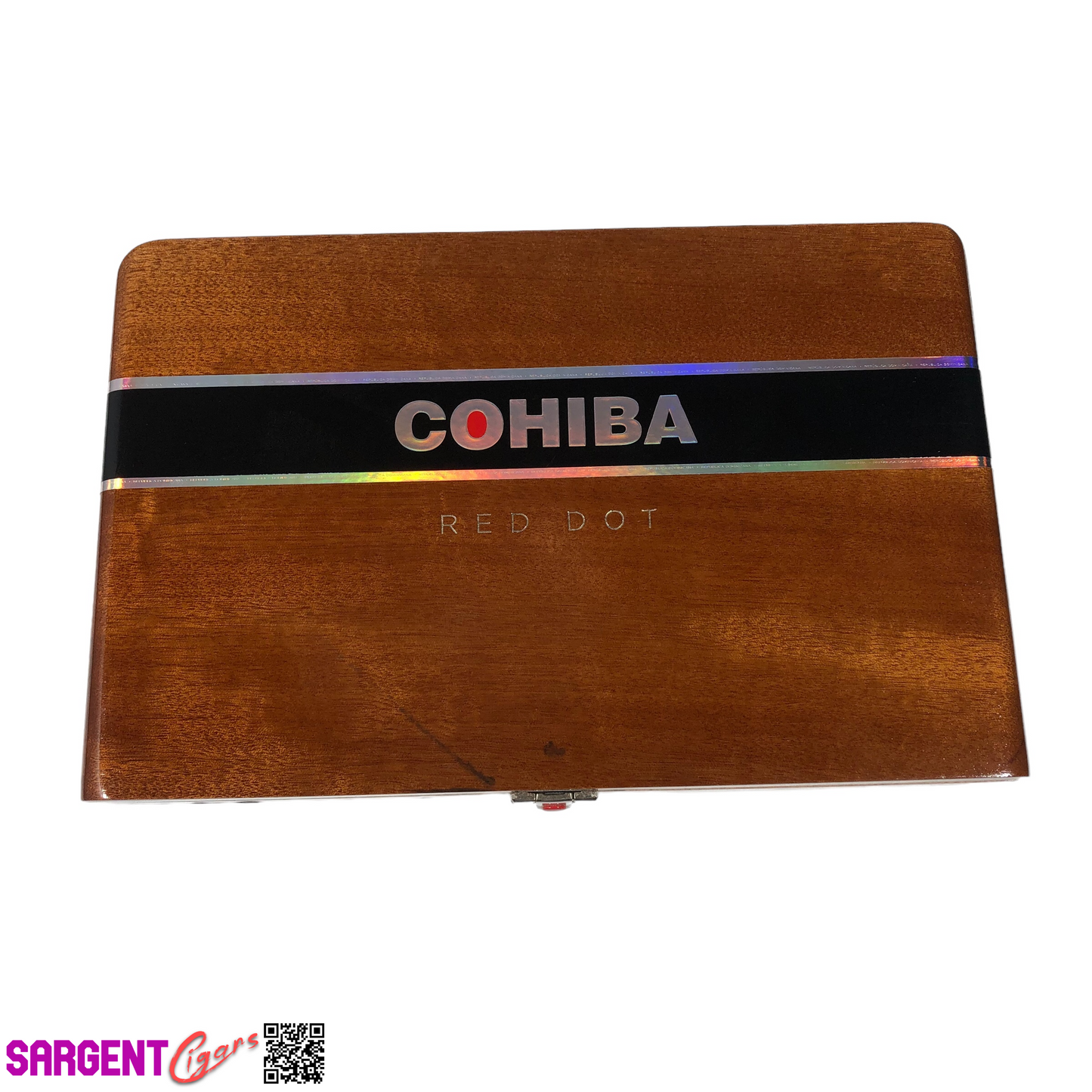 Cohiba Red Dot Toro Empty Wooden Cigar Box 12.25x8x2 (2)