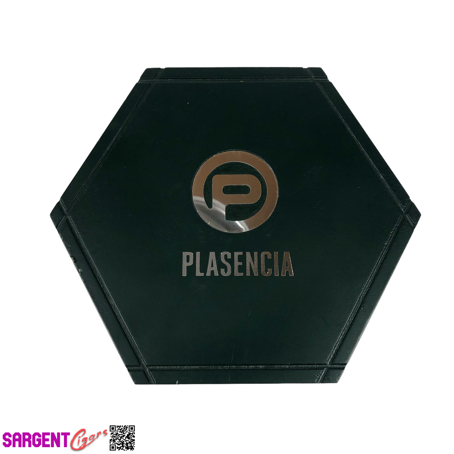 Plasencia Hexagon Empty Wooden Cigar Box 10x8.5x2.5 (3)